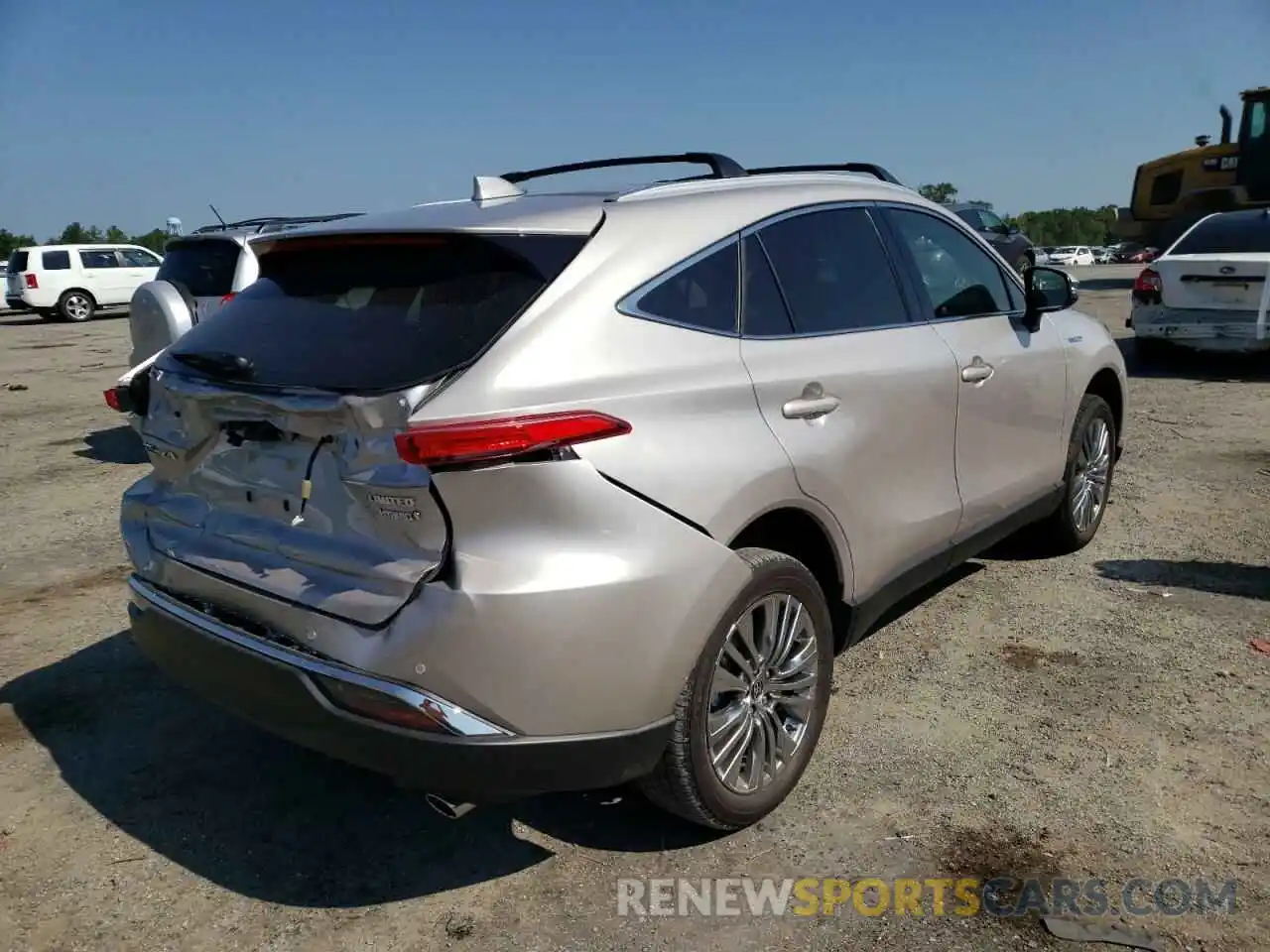 4 Photograph of a damaged car JTEAAAAH6MJ031017 TOYOTA VENZA 2021