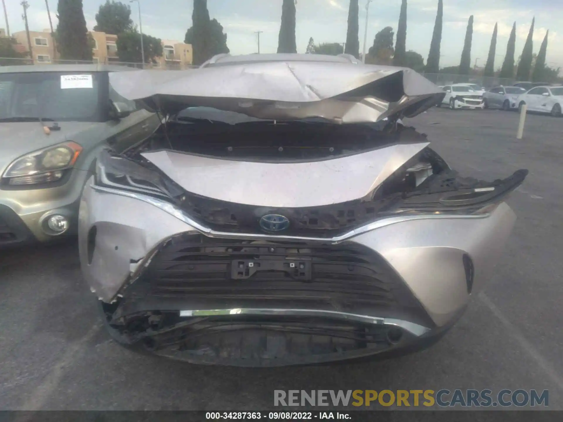 6 Photograph of a damaged car JTEAAAAH6MJ032314 TOYOTA VENZA 2021