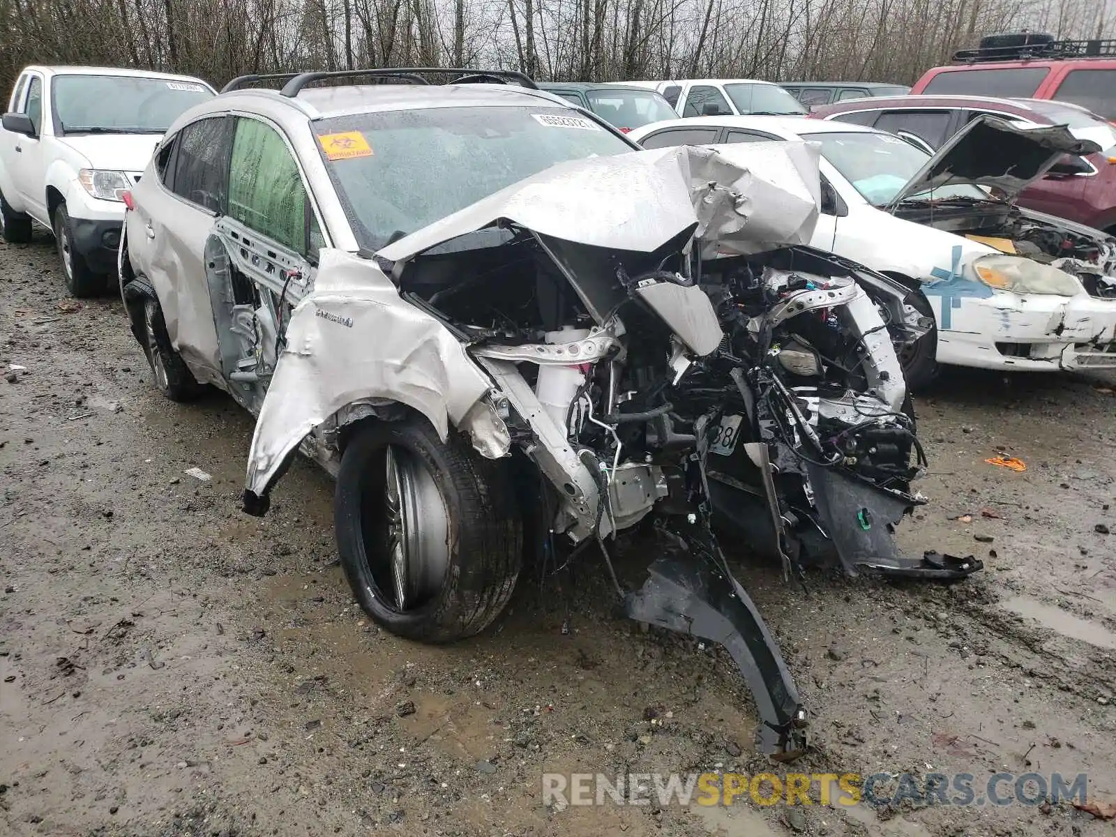 1 Photograph of a damaged car JTEAAAAH6MJ035374 TOYOTA VENZA 2021