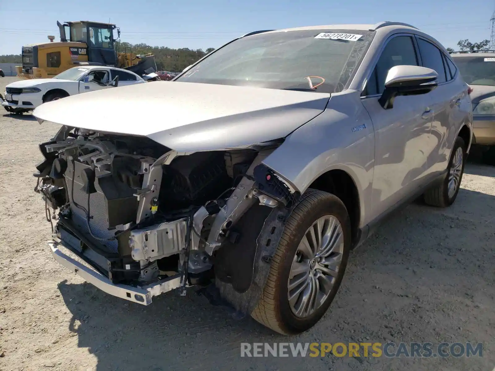 2 Photograph of a damaged car JTEAAAAH6MJ036525 TOYOTA VENZA 2021