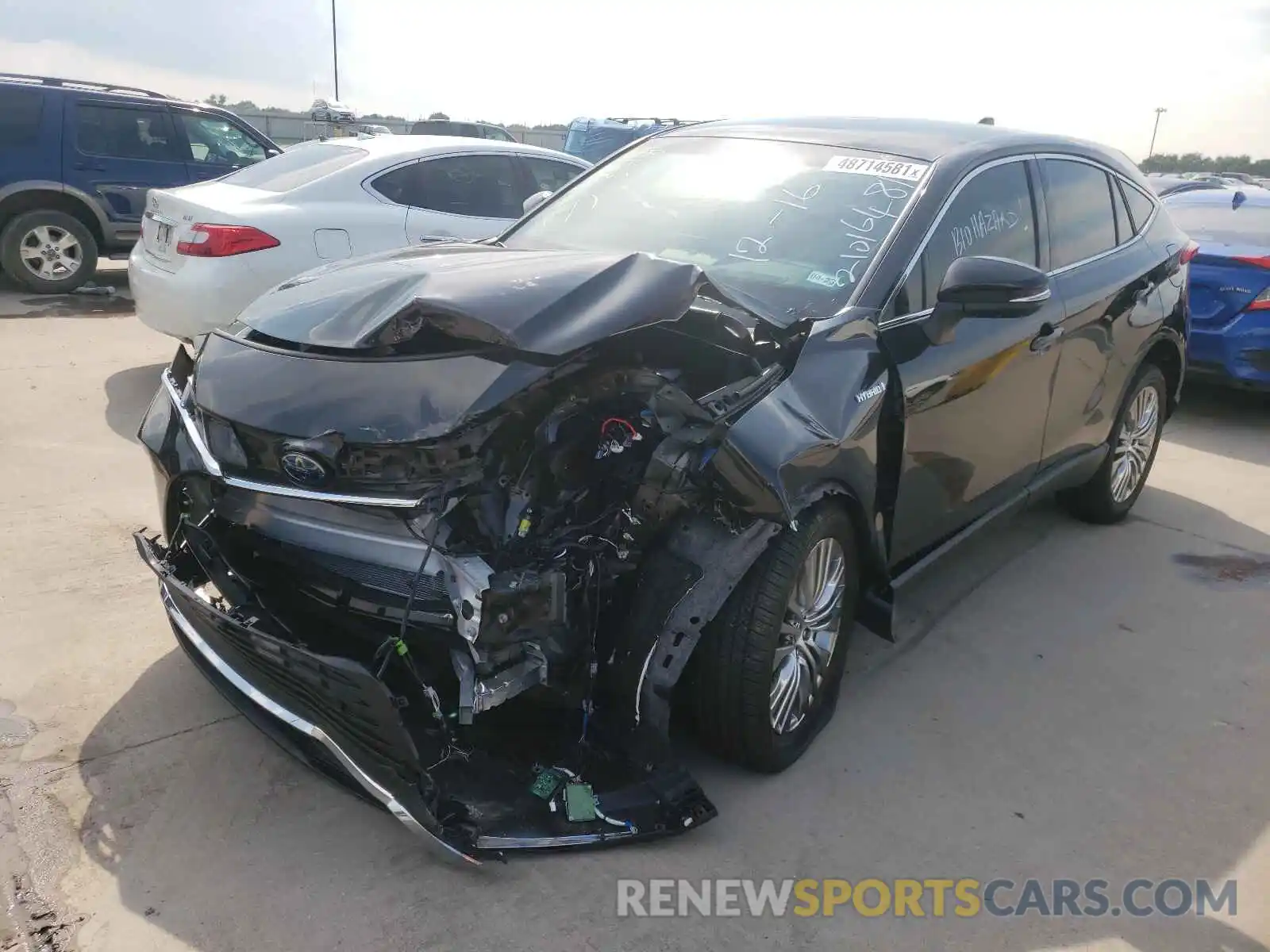 2 Photograph of a damaged car JTEAAAAH6MJ043524 TOYOTA VENZA 2021