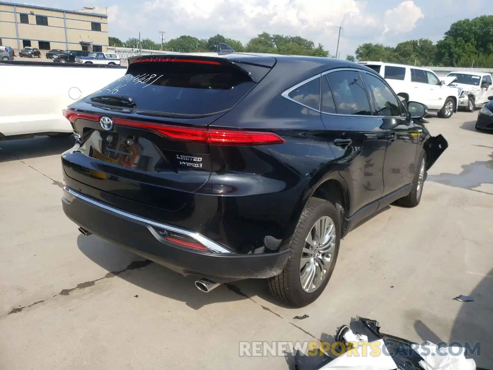 4 Photograph of a damaged car JTEAAAAH6MJ043524 TOYOTA VENZA 2021