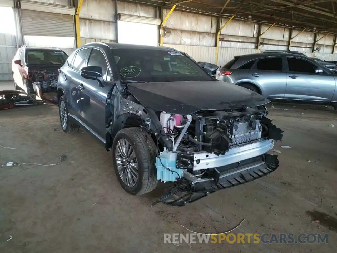 1 Photograph of a damaged car JTEAAAAH6MJ044740 TOYOTA VENZA 2021