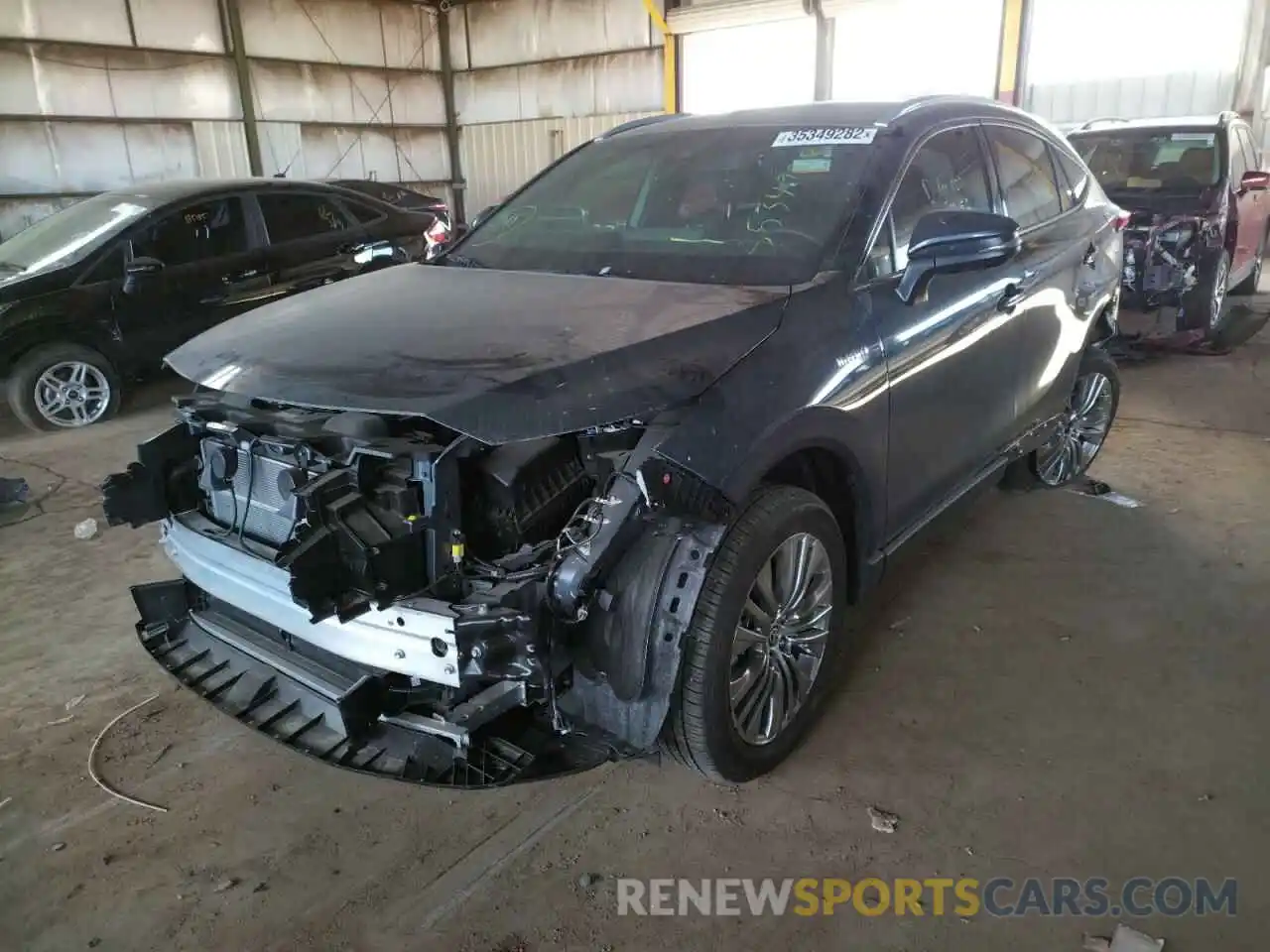 2 Photograph of a damaged car JTEAAAAH6MJ044740 TOYOTA VENZA 2021