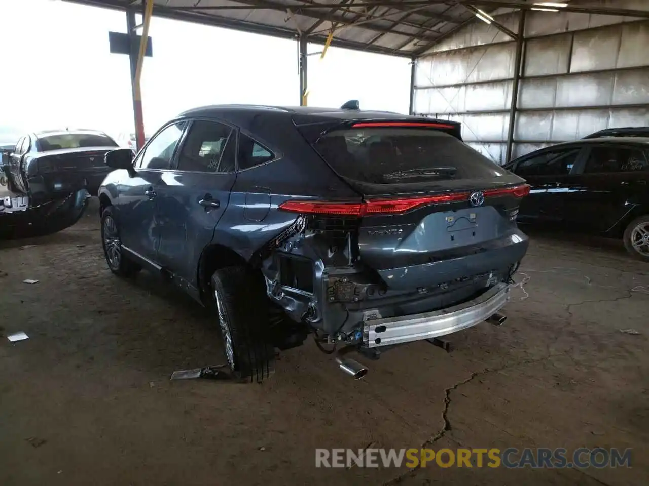 3 Photograph of a damaged car JTEAAAAH6MJ044740 TOYOTA VENZA 2021