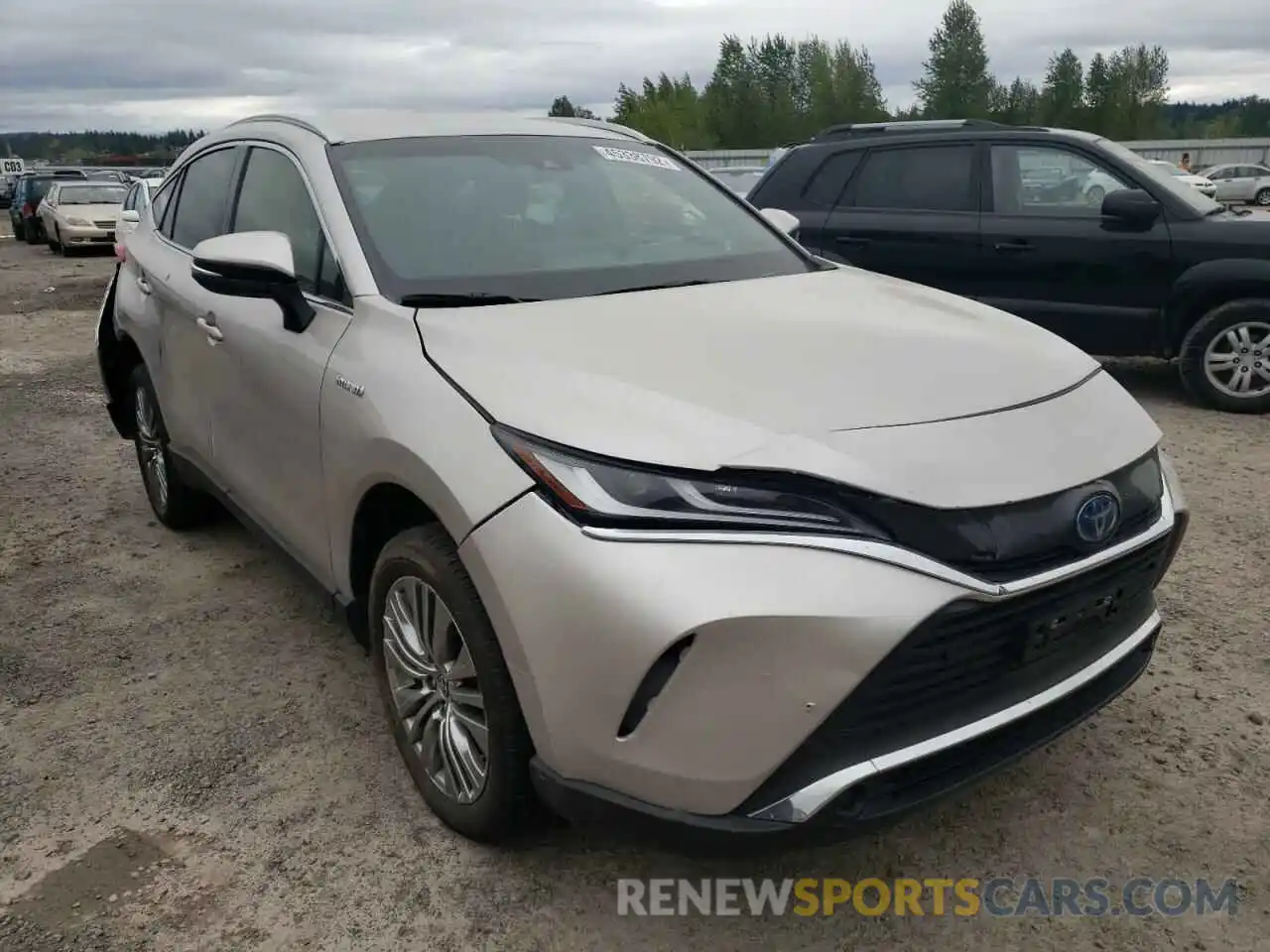 1 Photograph of a damaged car JTEAAAAH6MJ046794 TOYOTA VENZA 2021