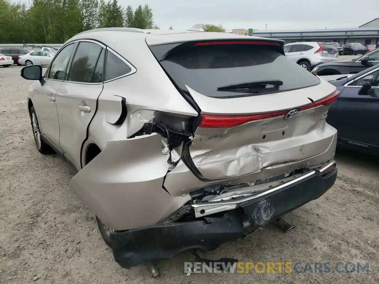 3 Photograph of a damaged car JTEAAAAH6MJ046794 TOYOTA VENZA 2021