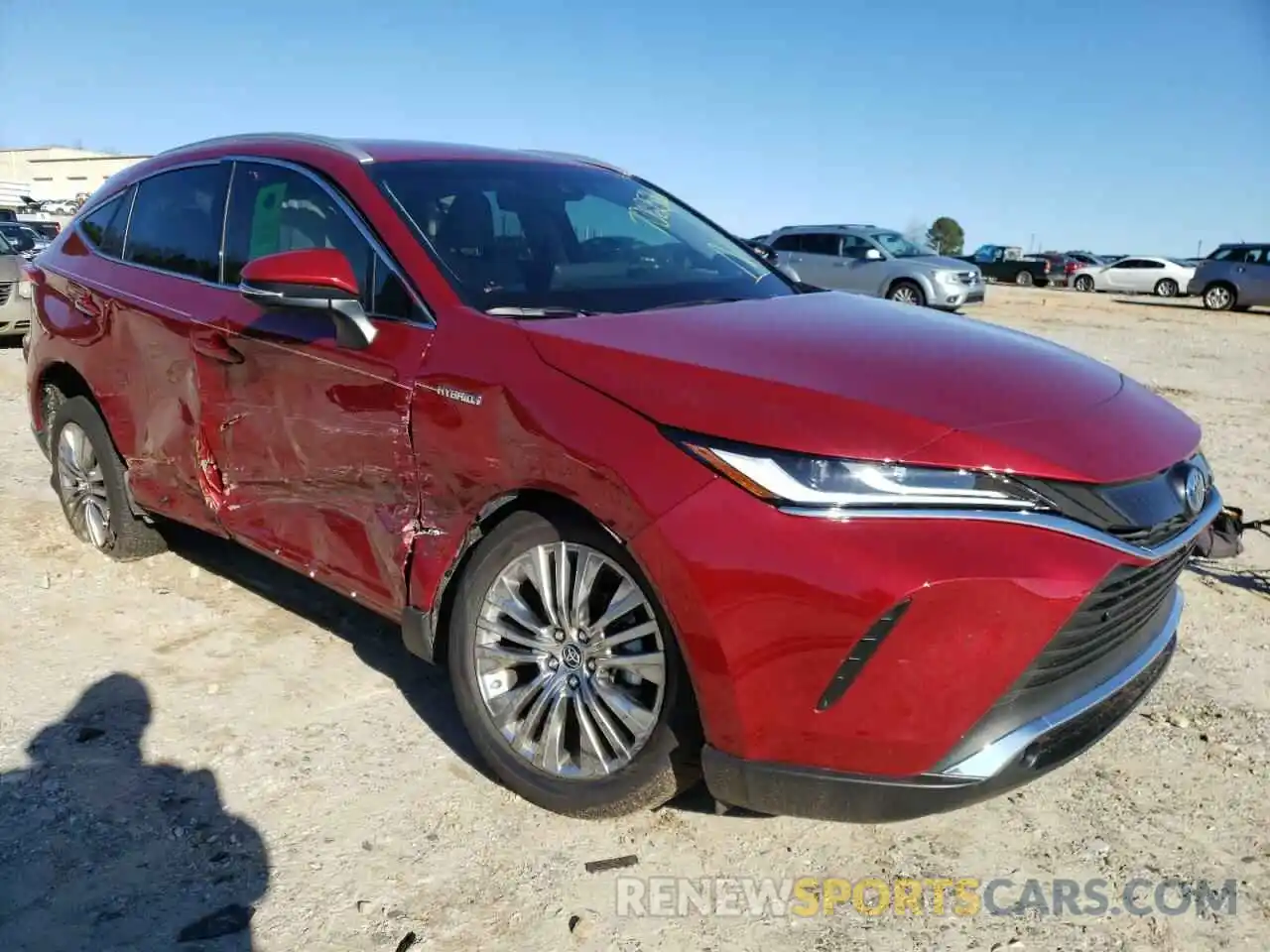 1 Photograph of a damaged car JTEAAAAH6MJ052109 TOYOTA VENZA 2021