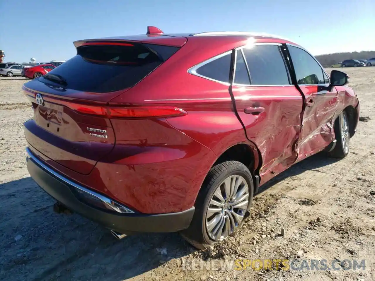 4 Photograph of a damaged car JTEAAAAH6MJ052109 TOYOTA VENZA 2021