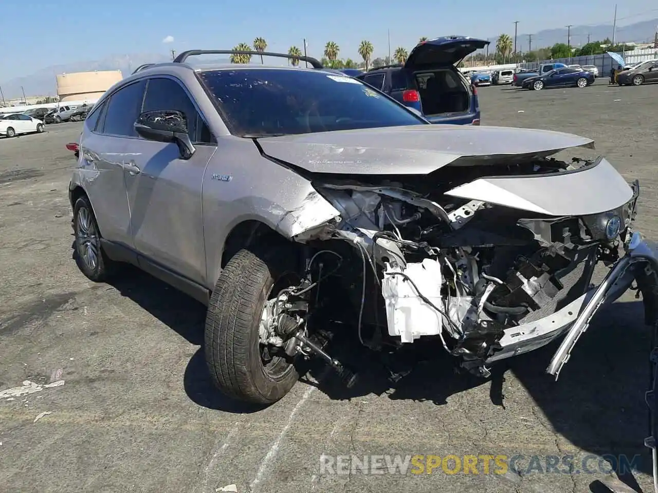 1 Photograph of a damaged car JTEAAAAH6MJ053972 TOYOTA VENZA 2021