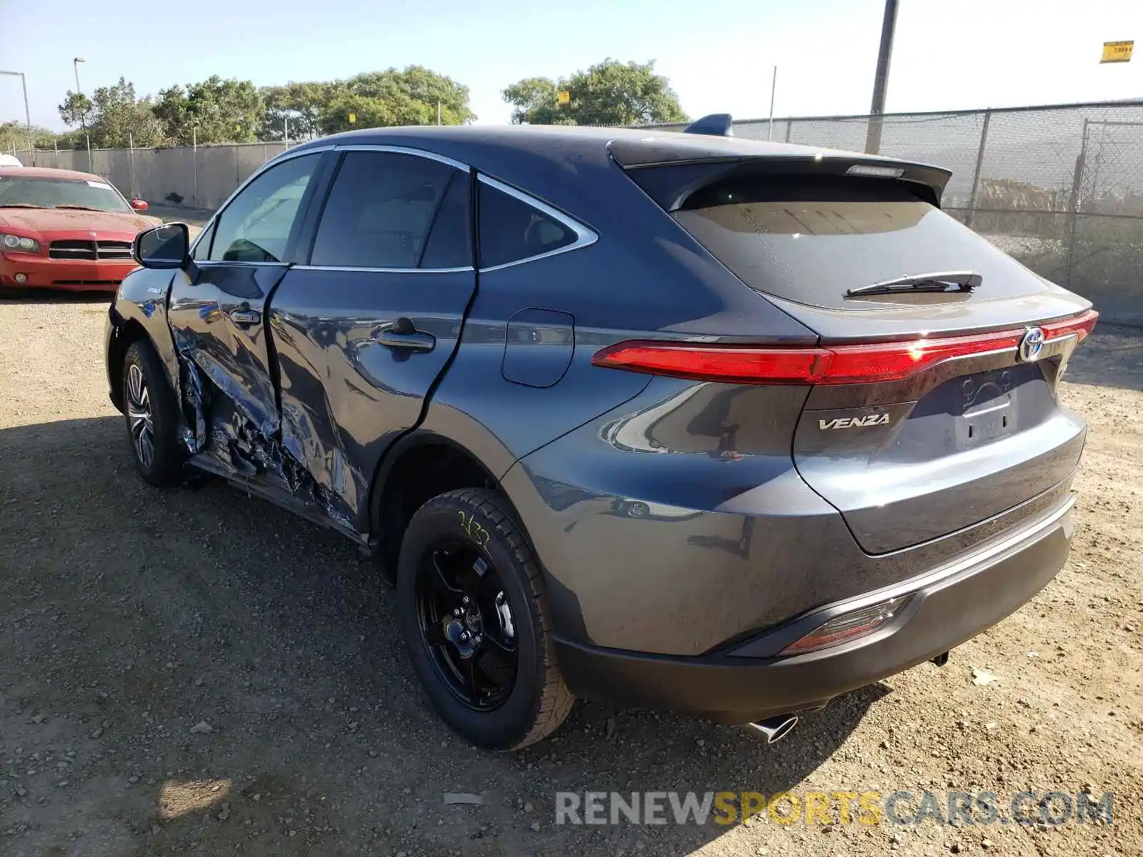 3 Photograph of a damaged car JTEAAAAH6MJ055396 TOYOTA VENZA 2021