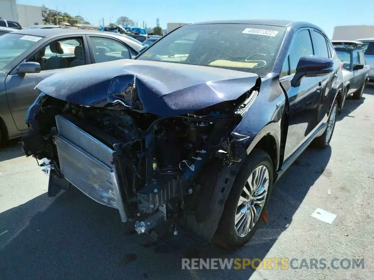 2 Photograph of a damaged car JTEAAAAH6MJ059898 TOYOTA VENZA 2021