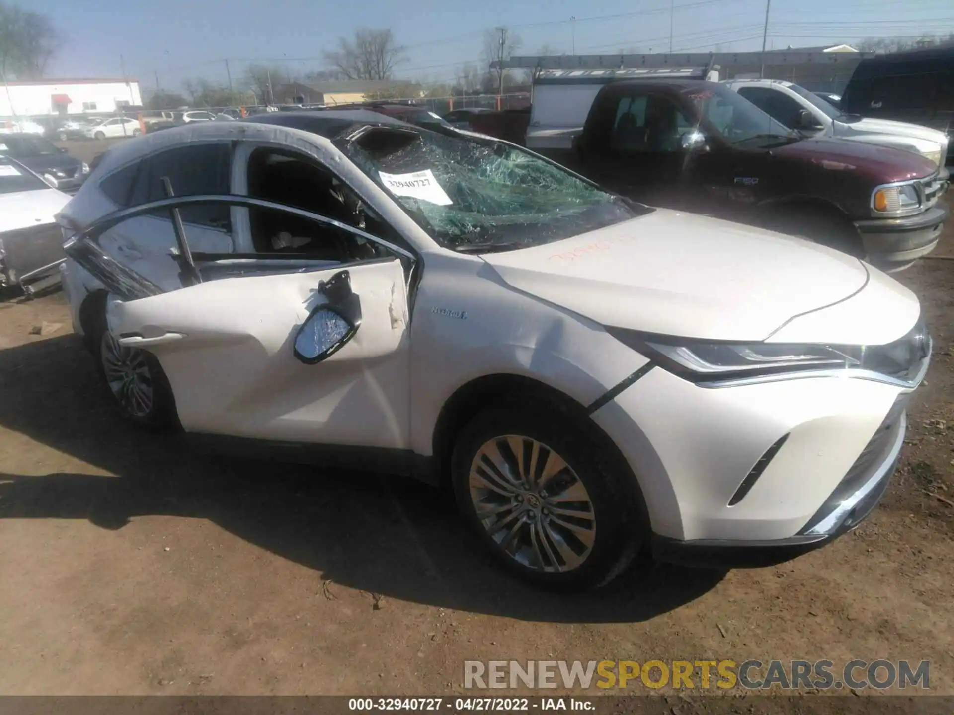 1 Photograph of a damaged car JTEAAAAH6MJ062607 TOYOTA VENZA 2021