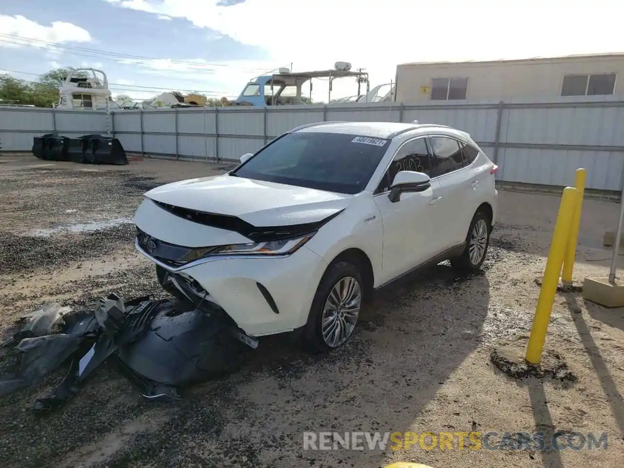 2 Photograph of a damaged car JTEAAAAH6MJ064826 TOYOTA VENZA 2021