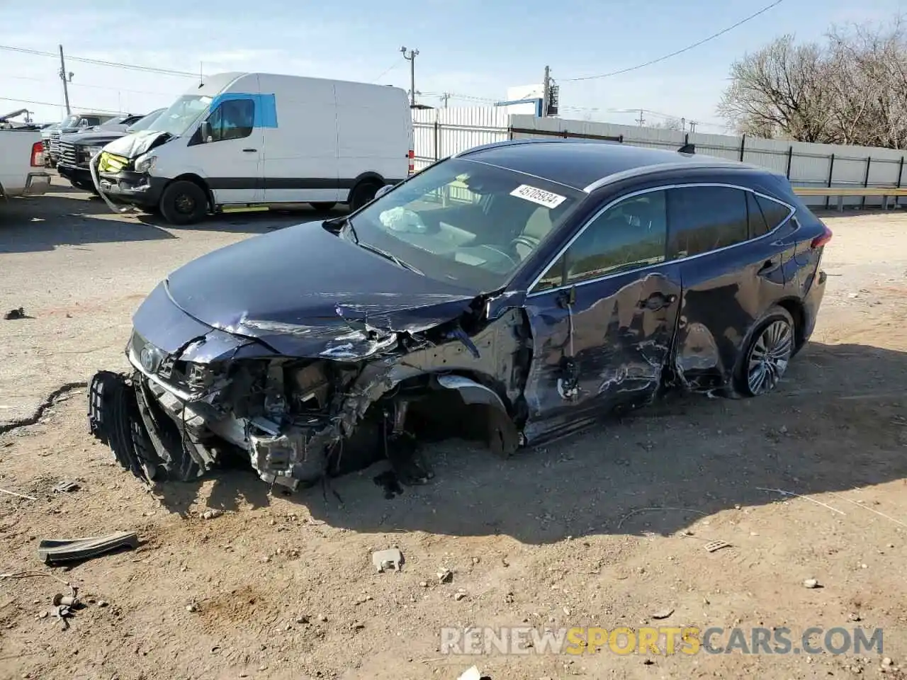 1 Photograph of a damaged car JTEAAAAH6MJ067127 TOYOTA VENZA 2021