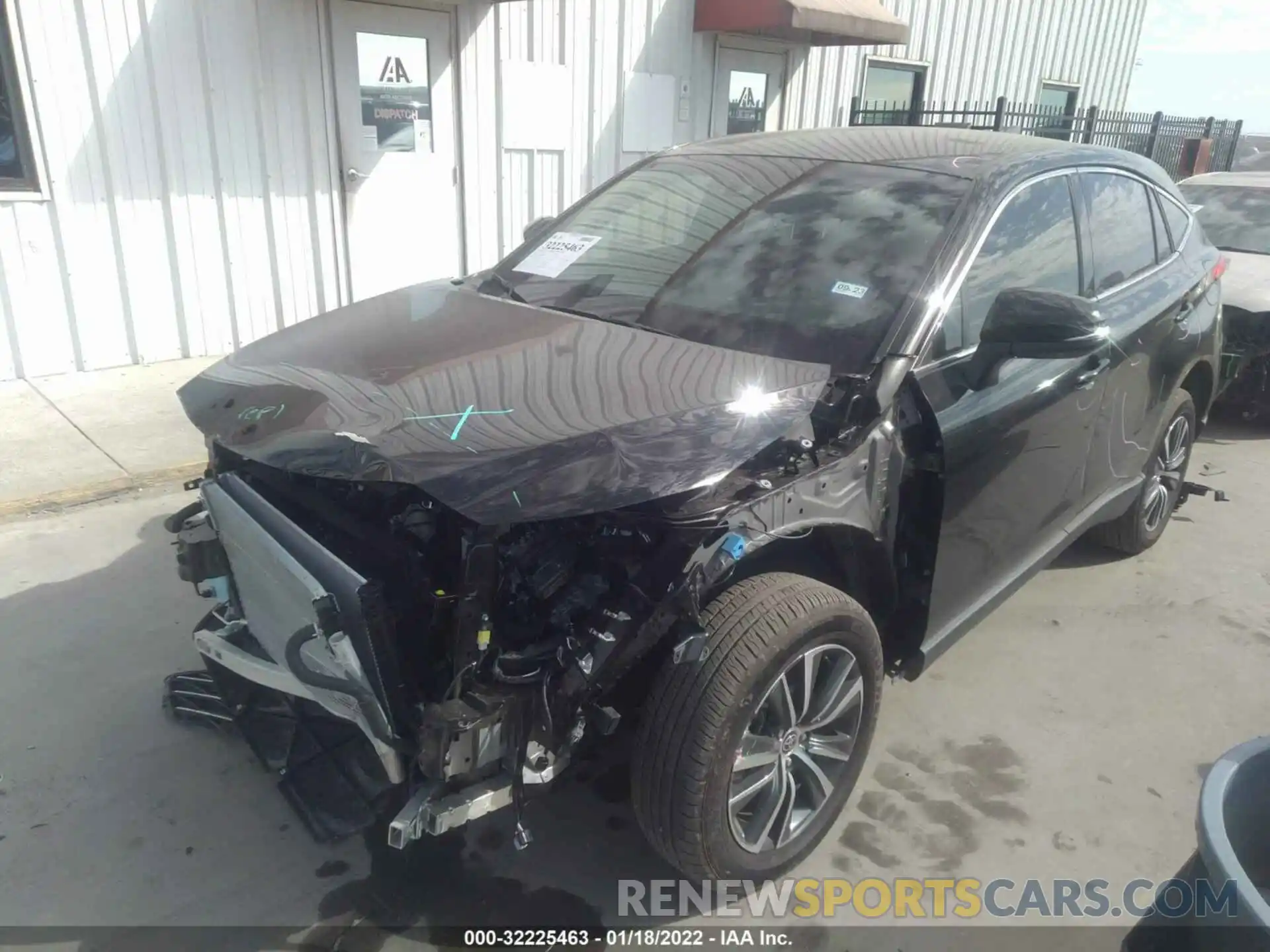 2 Photograph of a damaged car JTEAAAAH6MJ068987 TOYOTA VENZA 2021