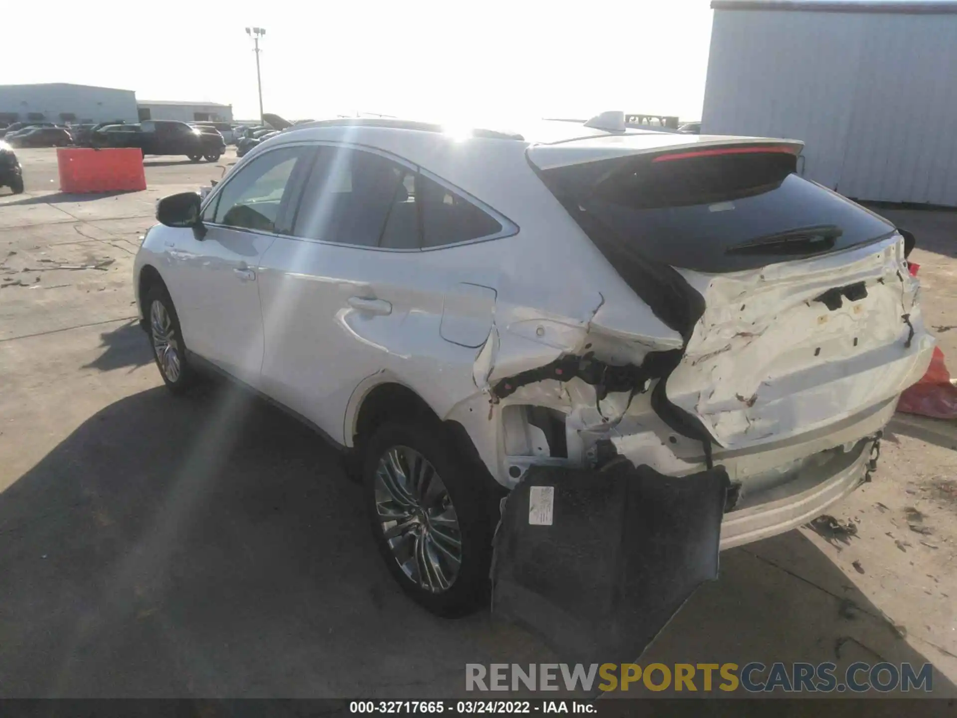 3 Photograph of a damaged car JTEAAAAH6MJ069198 TOYOTA VENZA 2021