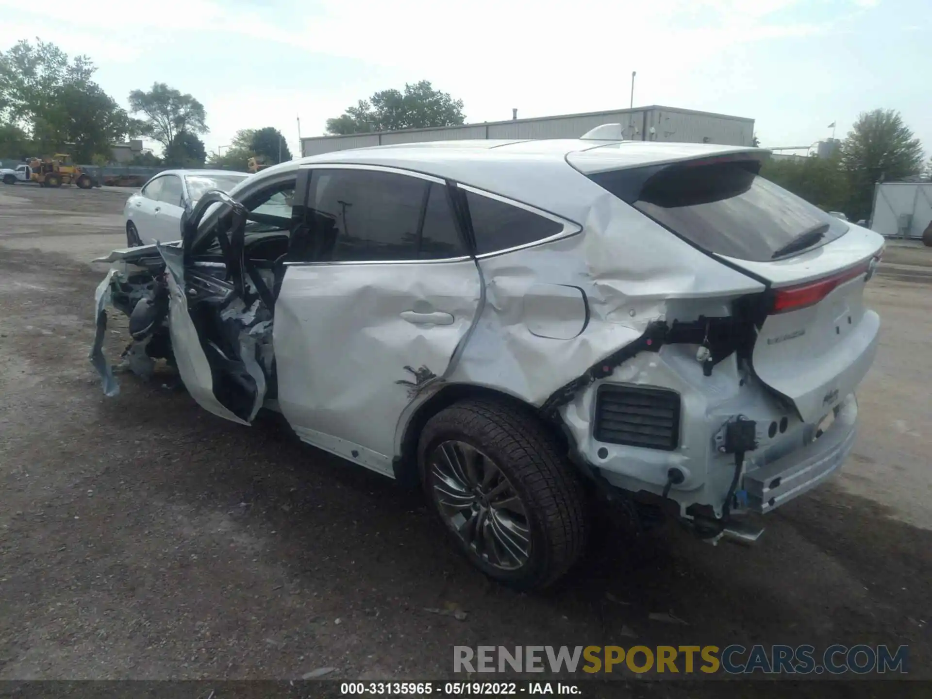 3 Photograph of a damaged car JTEAAAAH6MJ072974 TOYOTA VENZA 2021