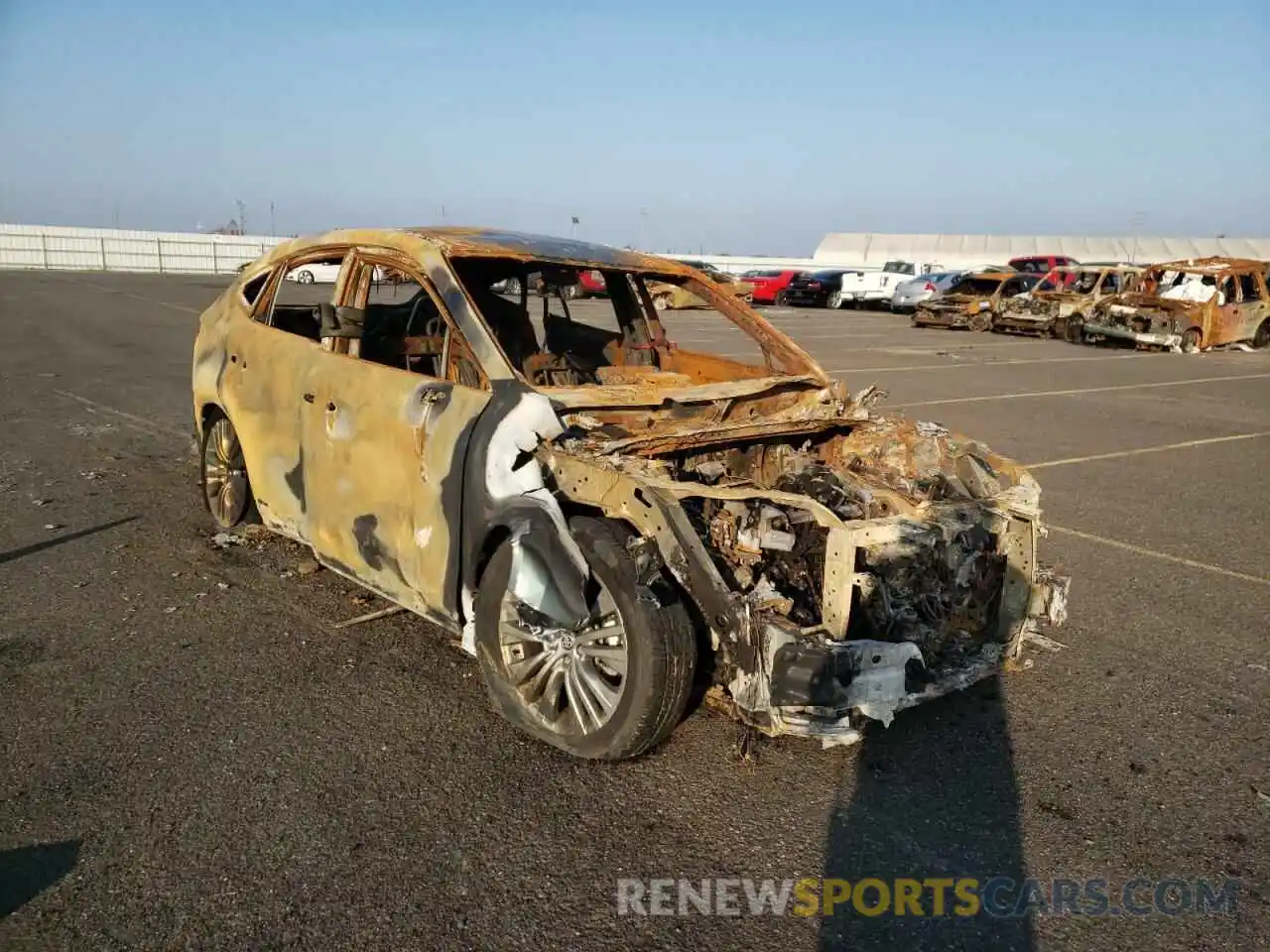 1 Photograph of a damaged car JTEAAAAH6MJ074322 TOYOTA VENZA 2021