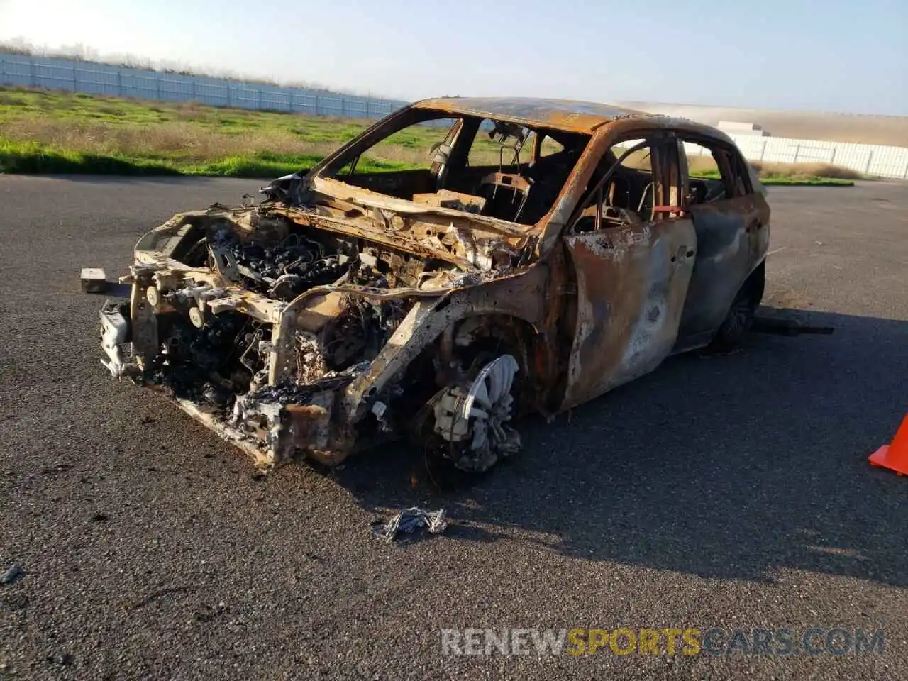 2 Photograph of a damaged car JTEAAAAH6MJ074322 TOYOTA VENZA 2021