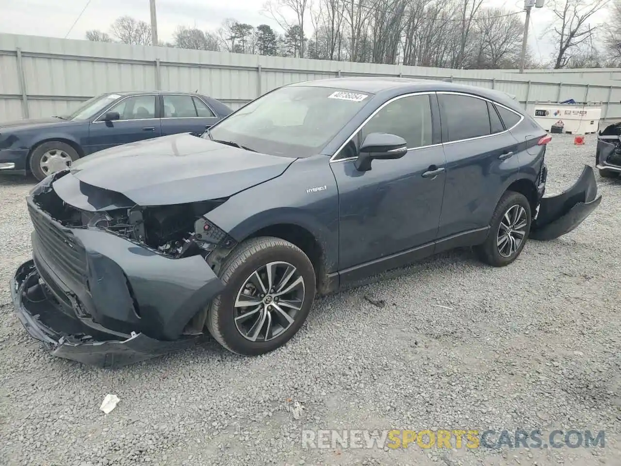 1 Photograph of a damaged car JTEAAAAH6MJ077902 TOYOTA VENZA 2021