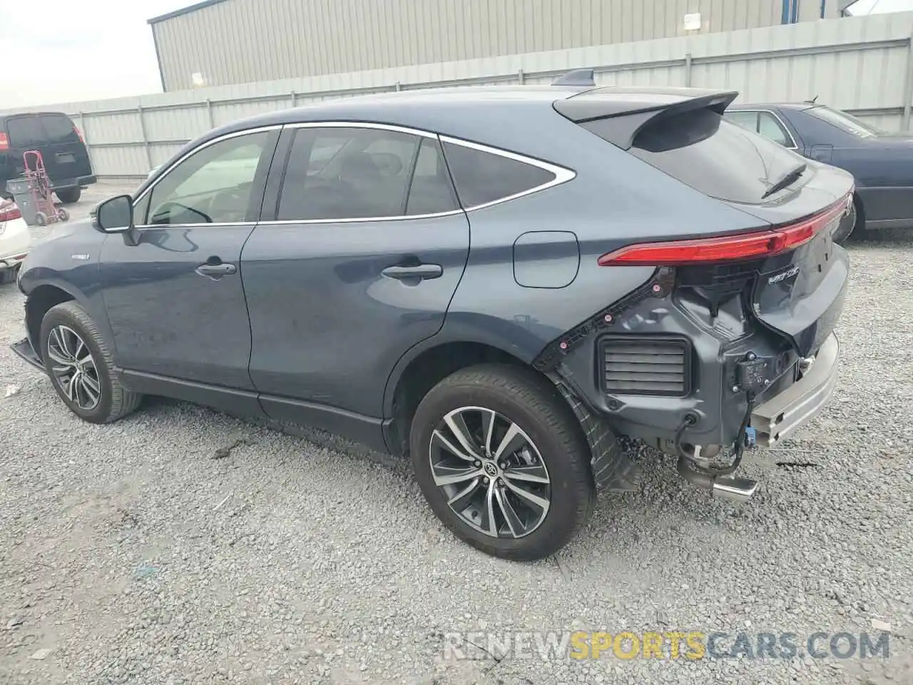 2 Photograph of a damaged car JTEAAAAH6MJ077902 TOYOTA VENZA 2021