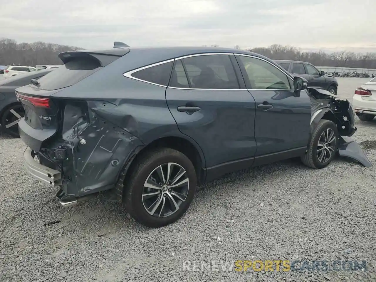 3 Photograph of a damaged car JTEAAAAH6MJ077902 TOYOTA VENZA 2021