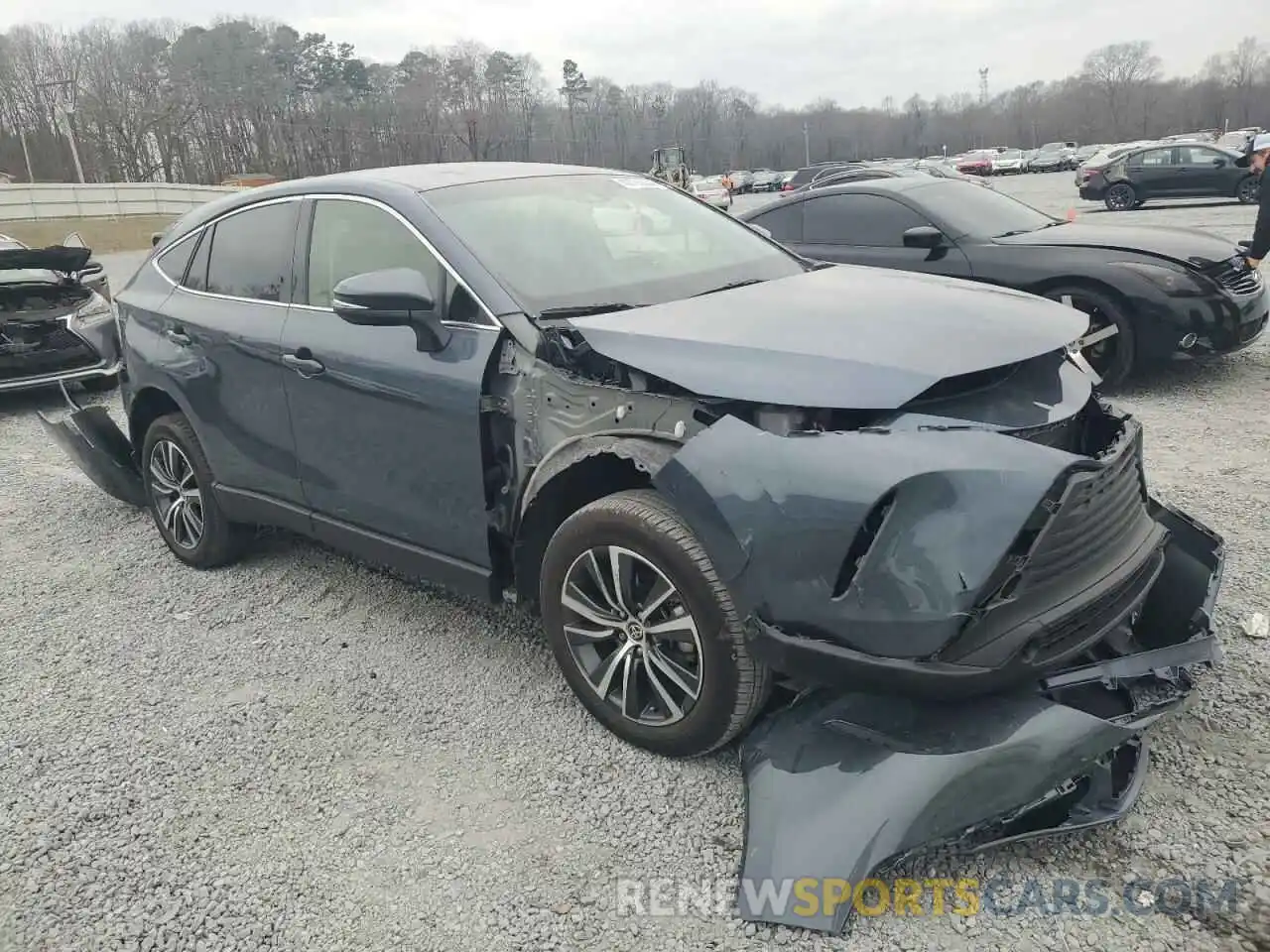 4 Photograph of a damaged car JTEAAAAH6MJ077902 TOYOTA VENZA 2021