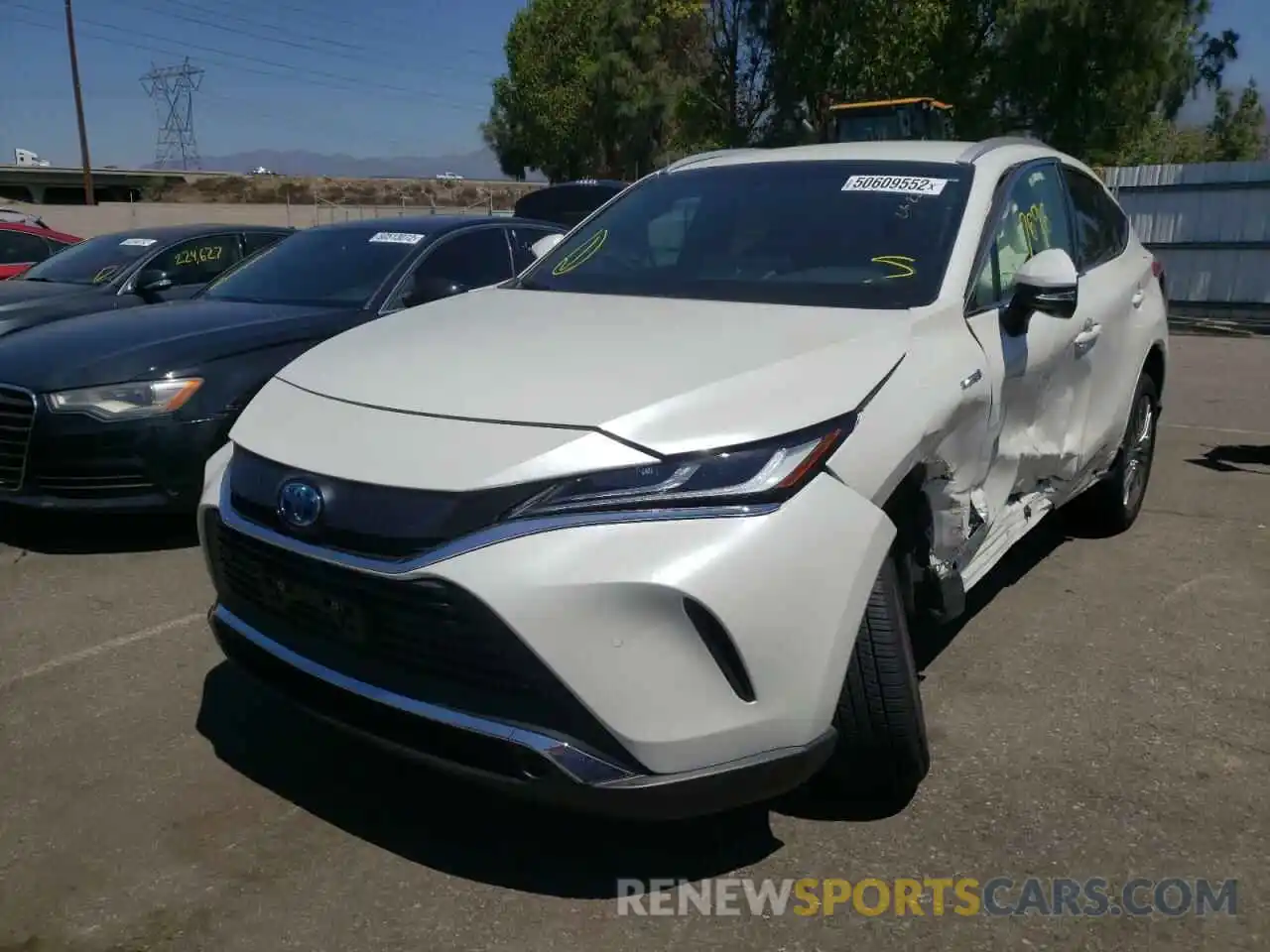 2 Photograph of a damaged car JTEAAAAH6MJ079410 TOYOTA VENZA 2021