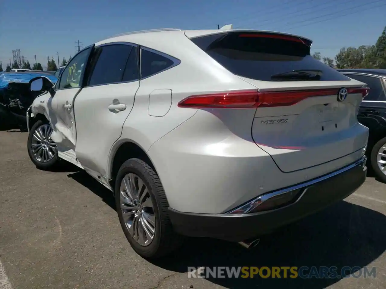 3 Photograph of a damaged car JTEAAAAH6MJ079410 TOYOTA VENZA 2021