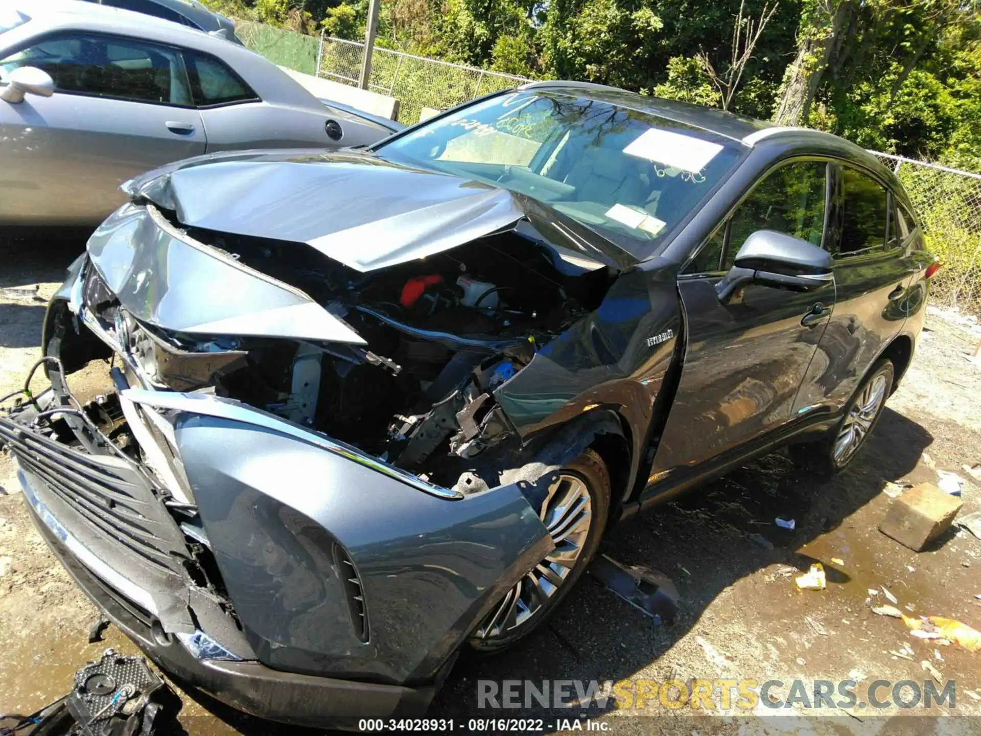 2 Photograph of a damaged car JTEAAAAH6MJ084820 TOYOTA VENZA 2021