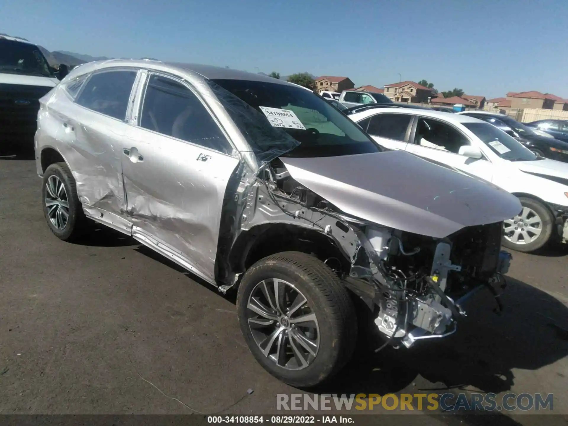 1 Photograph of a damaged car JTEAAAAH6MJ085837 TOYOTA VENZA 2021