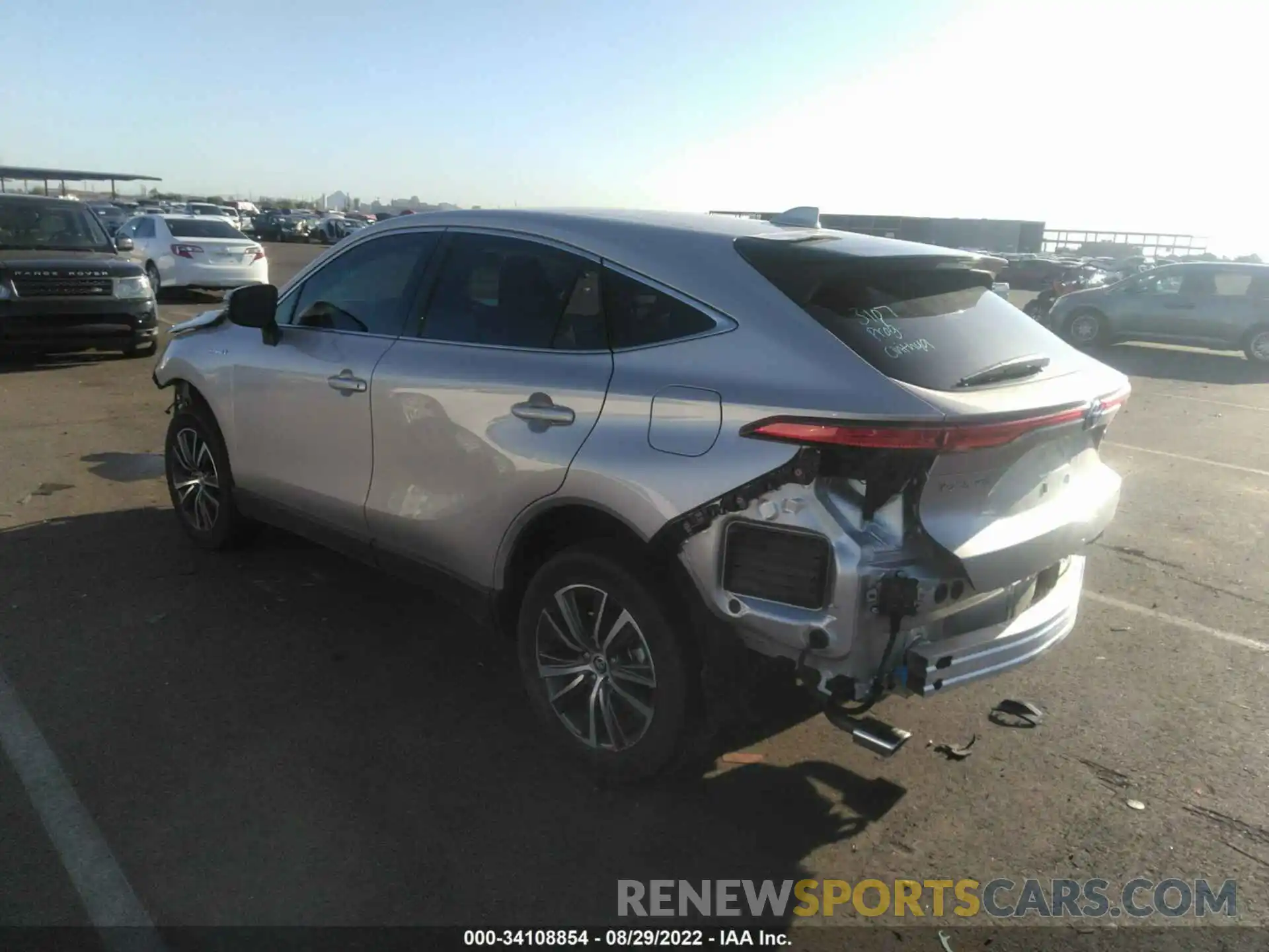 3 Photograph of a damaged car JTEAAAAH6MJ085837 TOYOTA VENZA 2021