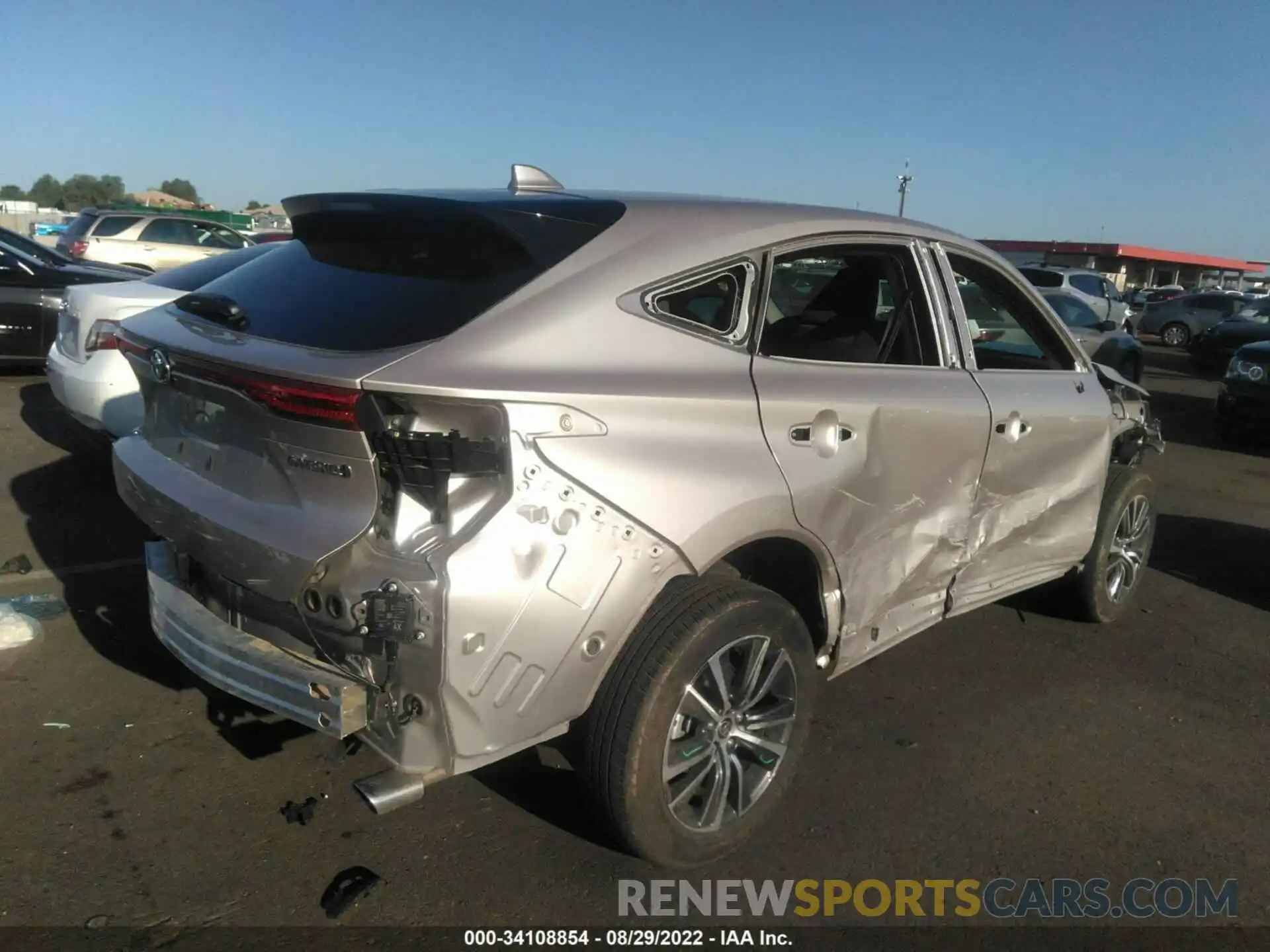 4 Photograph of a damaged car JTEAAAAH6MJ085837 TOYOTA VENZA 2021