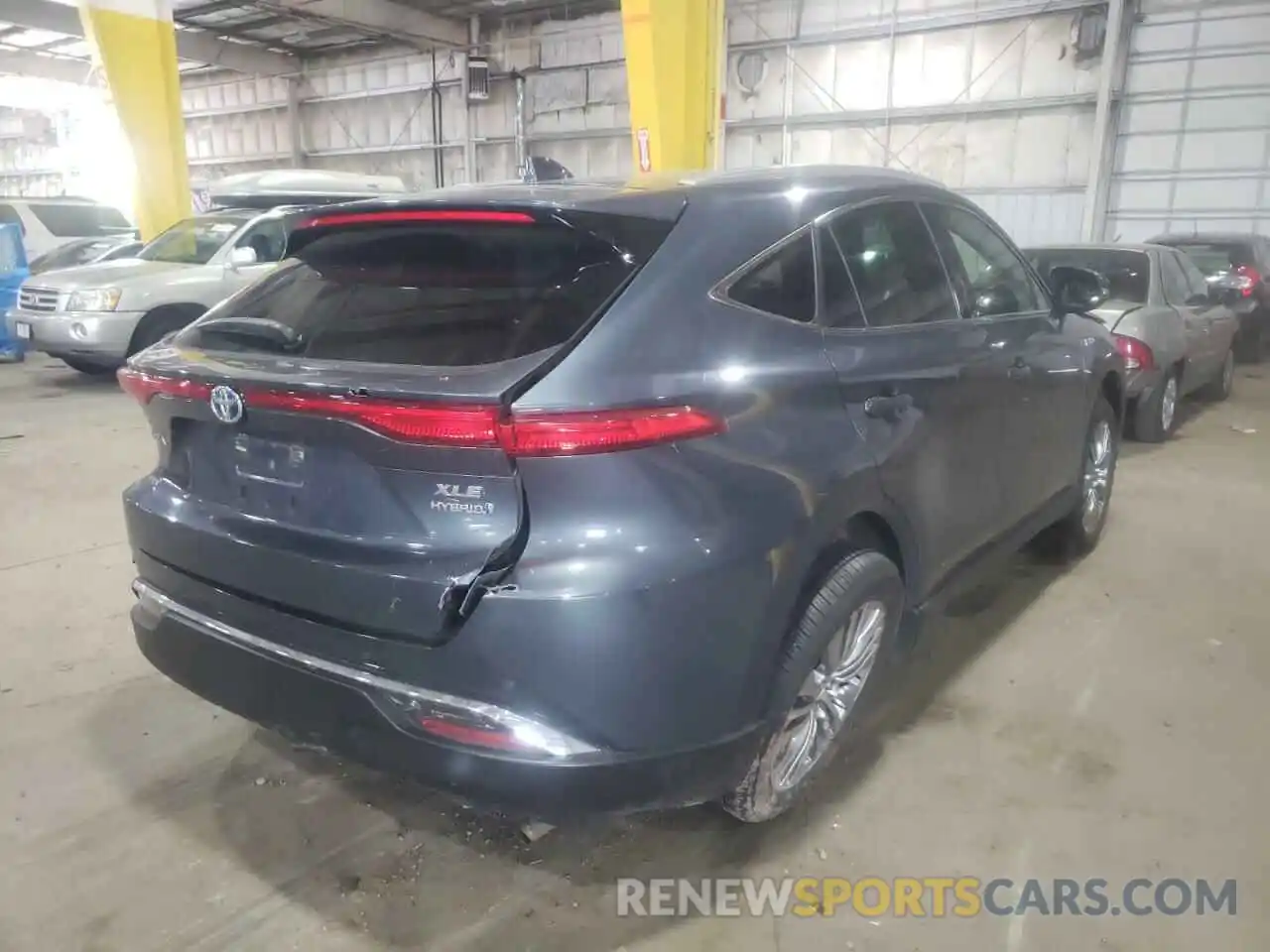 4 Photograph of a damaged car JTEAAAAH7MJ002125 TOYOTA VENZA 2021