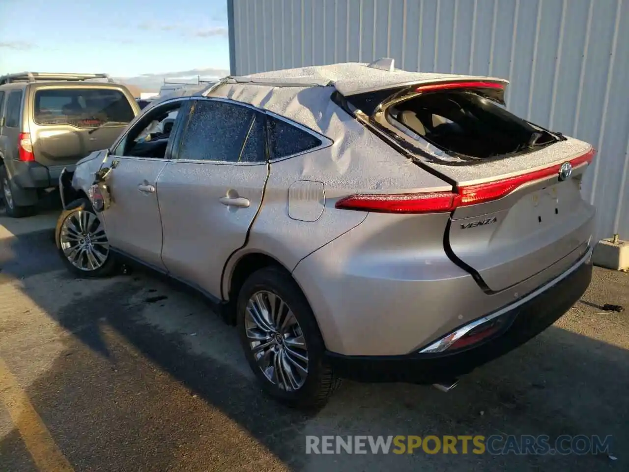 3 Photograph of a damaged car JTEAAAAH7MJ006594 TOYOTA VENZA 2021