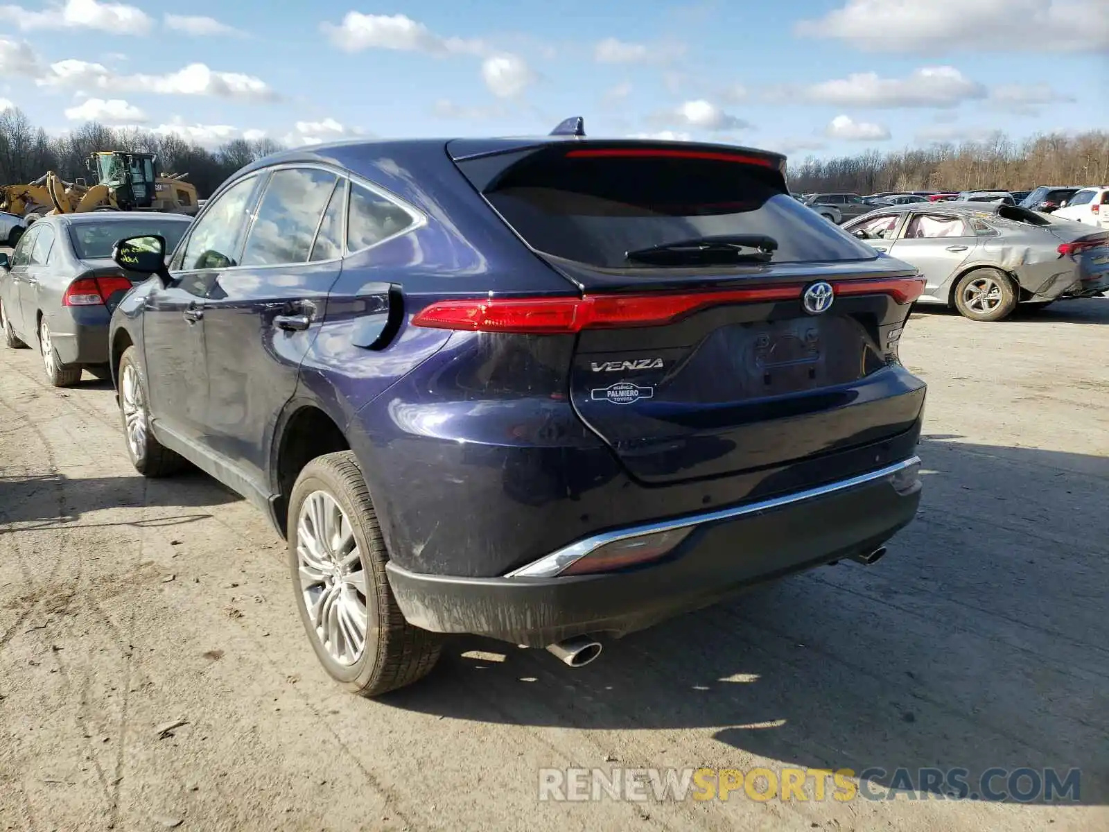 3 Photograph of a damaged car JTEAAAAH7MJ007857 TOYOTA VENZA 2021