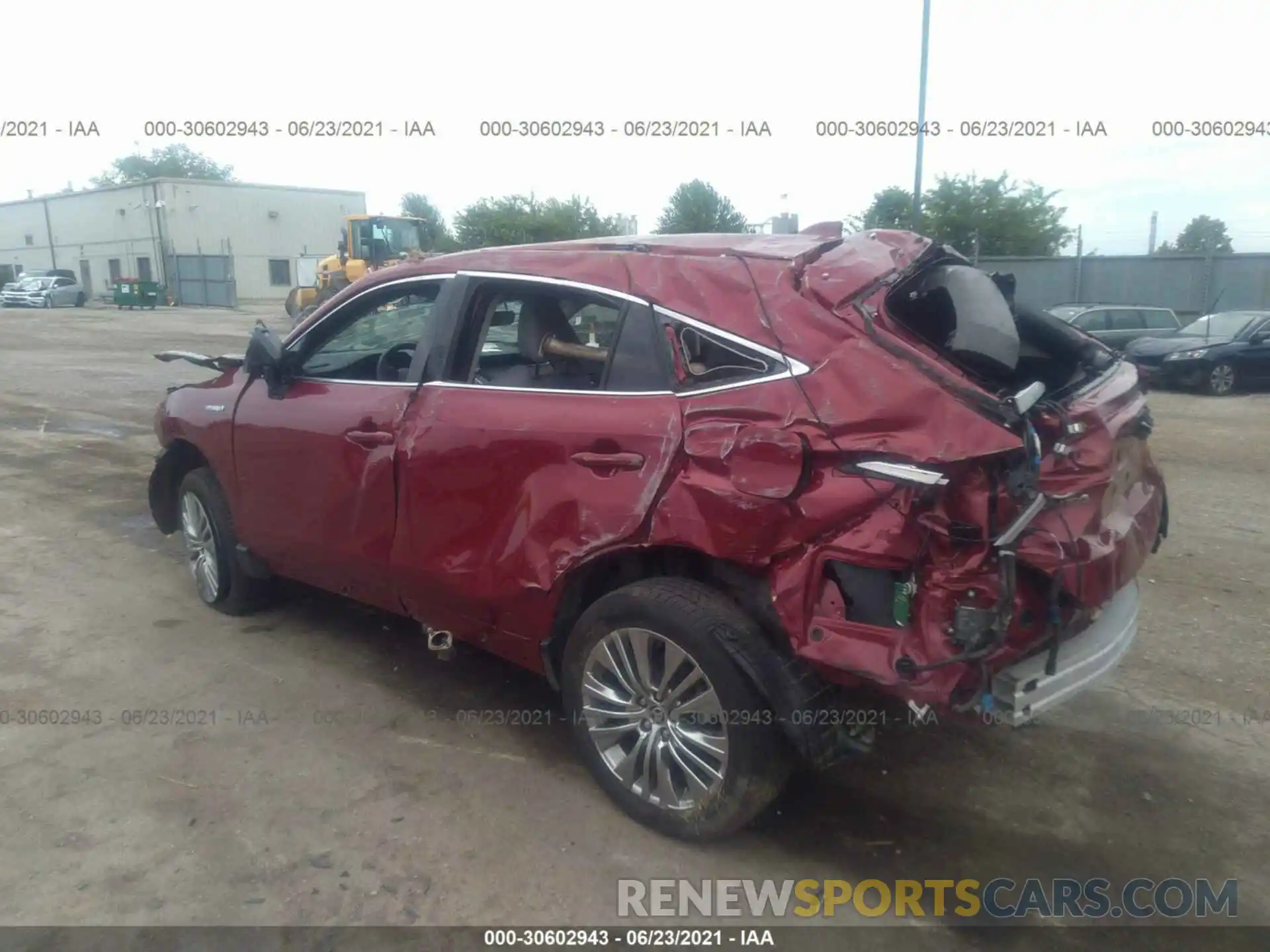 3 Photograph of a damaged car JTEAAAAH7MJ009530 TOYOTA VENZA 2021