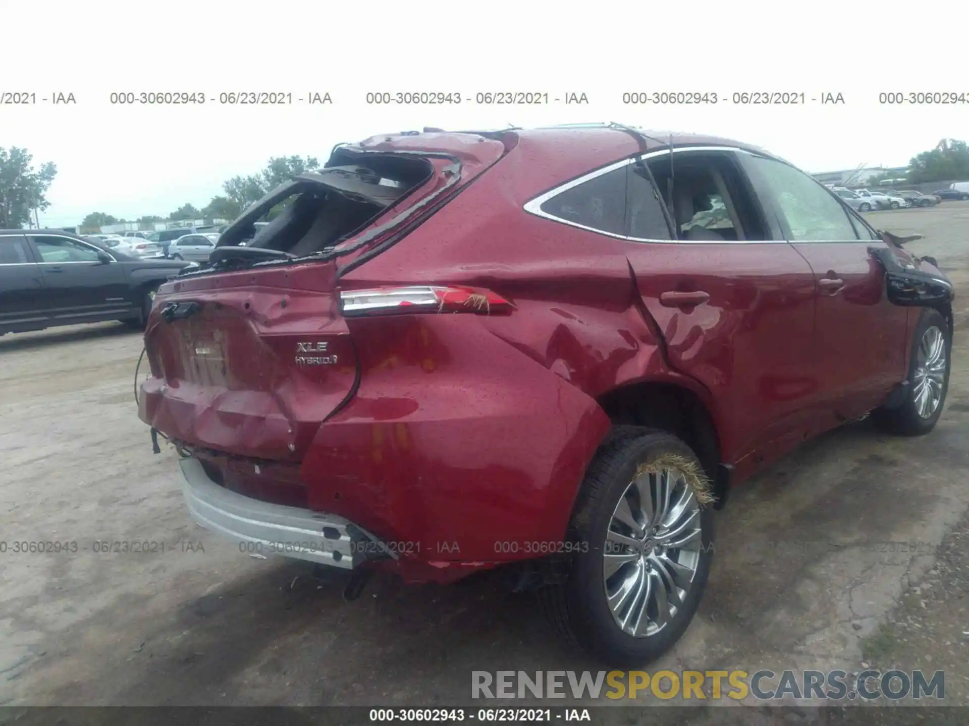 6 Photograph of a damaged car JTEAAAAH7MJ009530 TOYOTA VENZA 2021