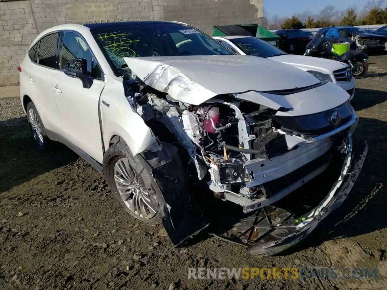 1 Photograph of a damaged car JTEAAAAH7MJ010189 TOYOTA VENZA 2021