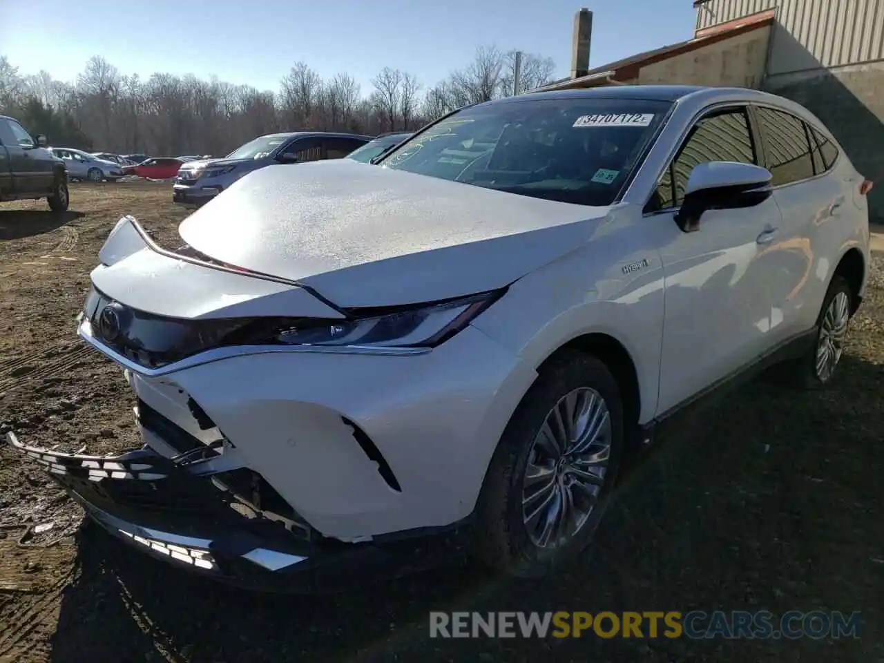 2 Photograph of a damaged car JTEAAAAH7MJ010189 TOYOTA VENZA 2021