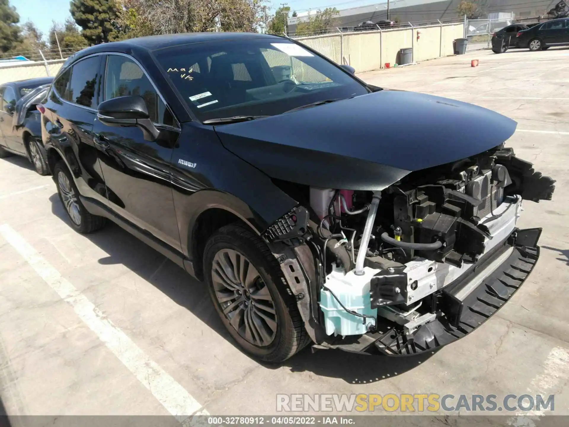 1 Photograph of a damaged car JTEAAAAH7MJ014503 TOYOTA VENZA 2021