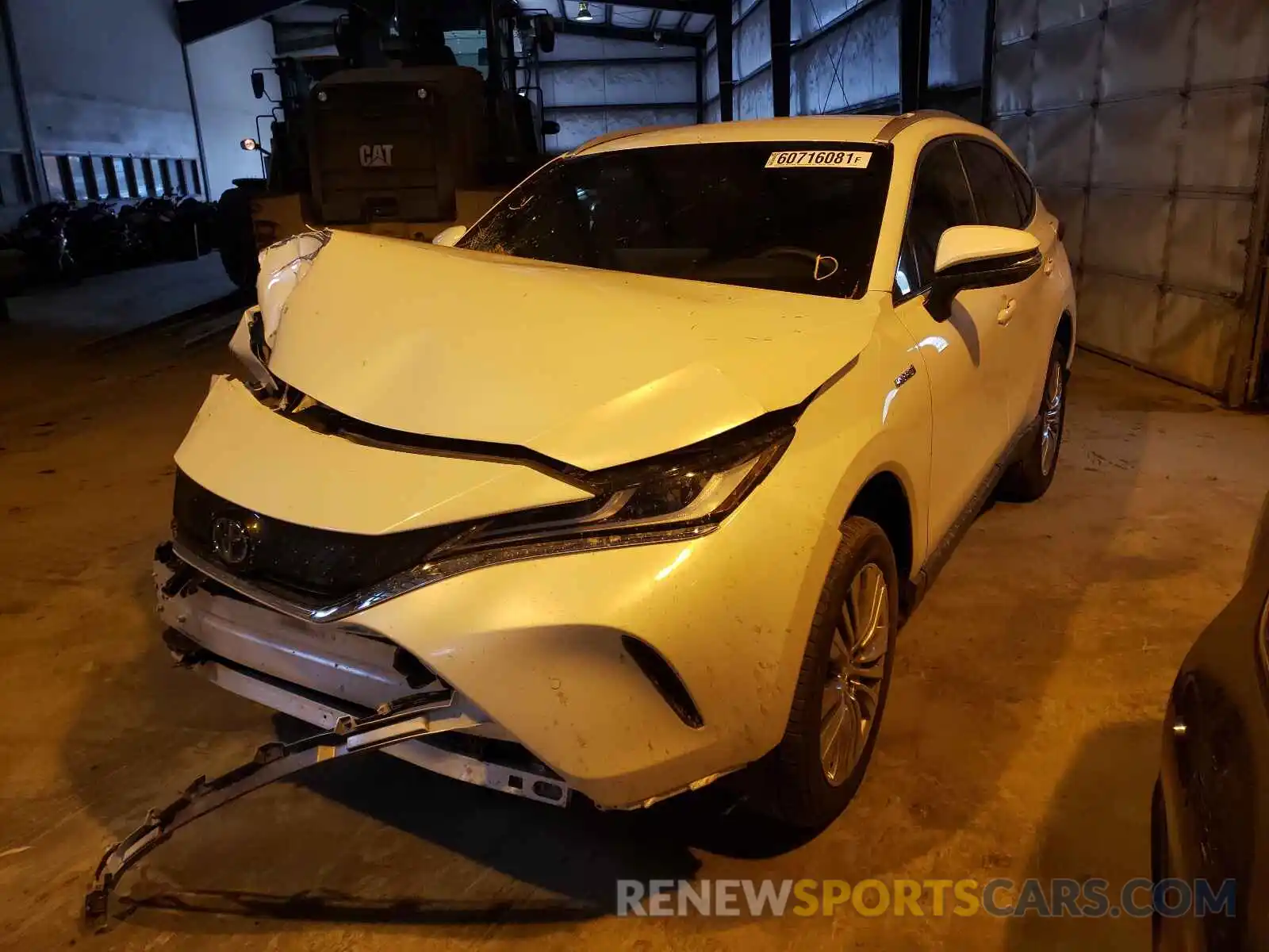 2 Photograph of a damaged car JTEAAAAH7MJ014761 TOYOTA VENZA 2021