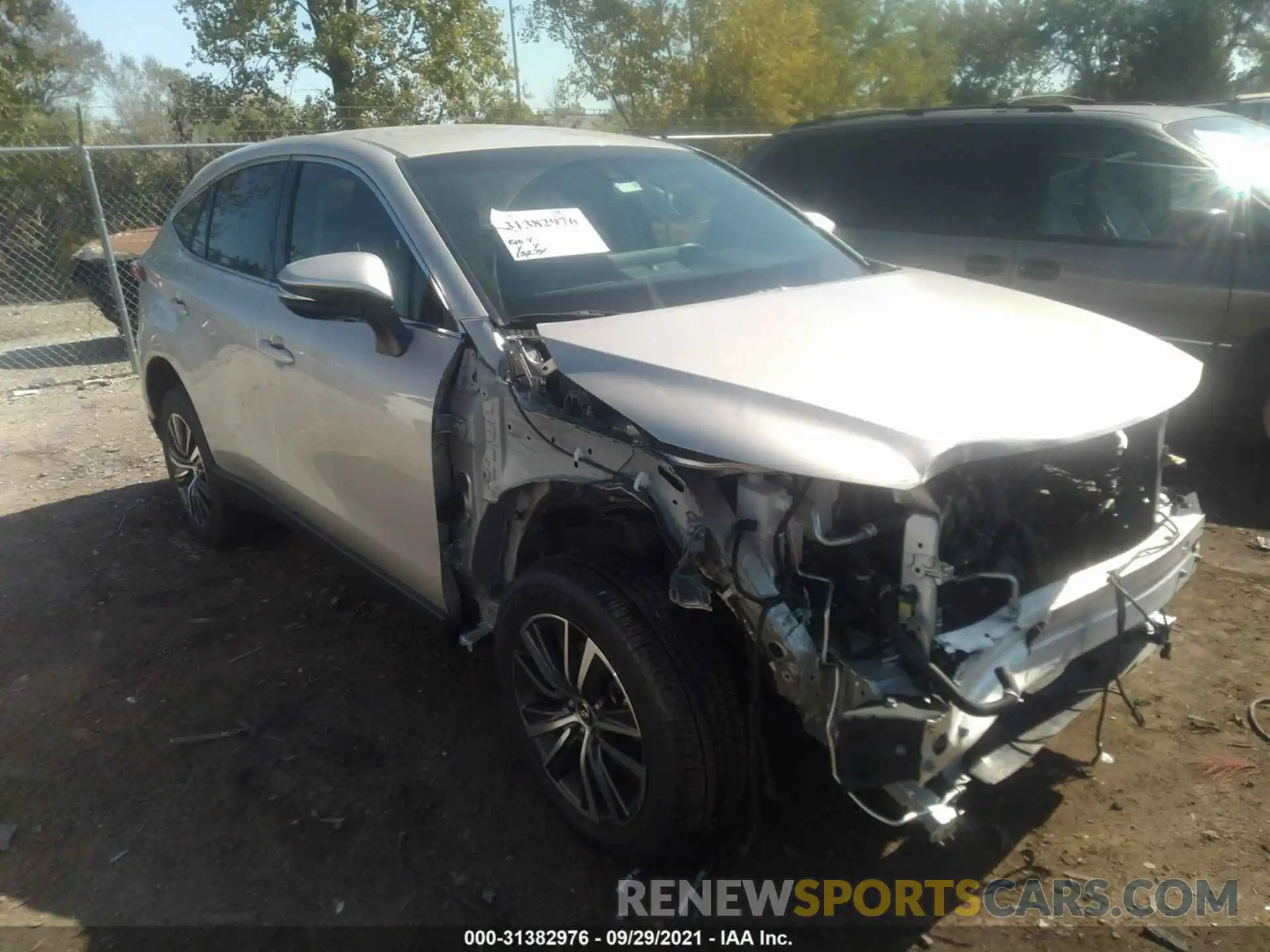 1 Photograph of a damaged car JTEAAAAH7MJ016297 TOYOTA VENZA 2021