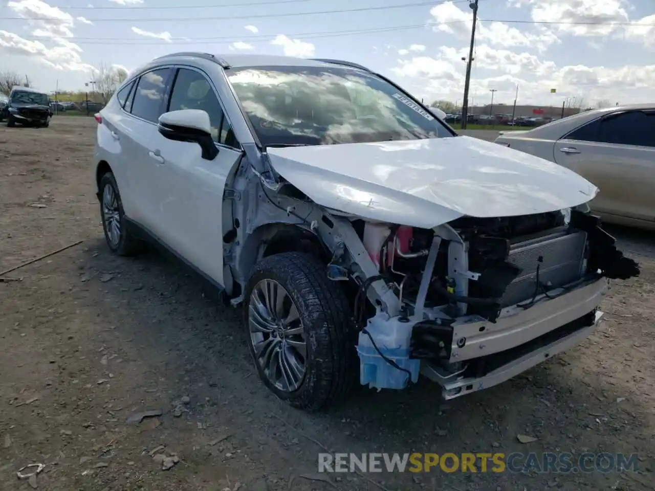 1 Photograph of a damaged car JTEAAAAH7MJ018146 TOYOTA VENZA 2021