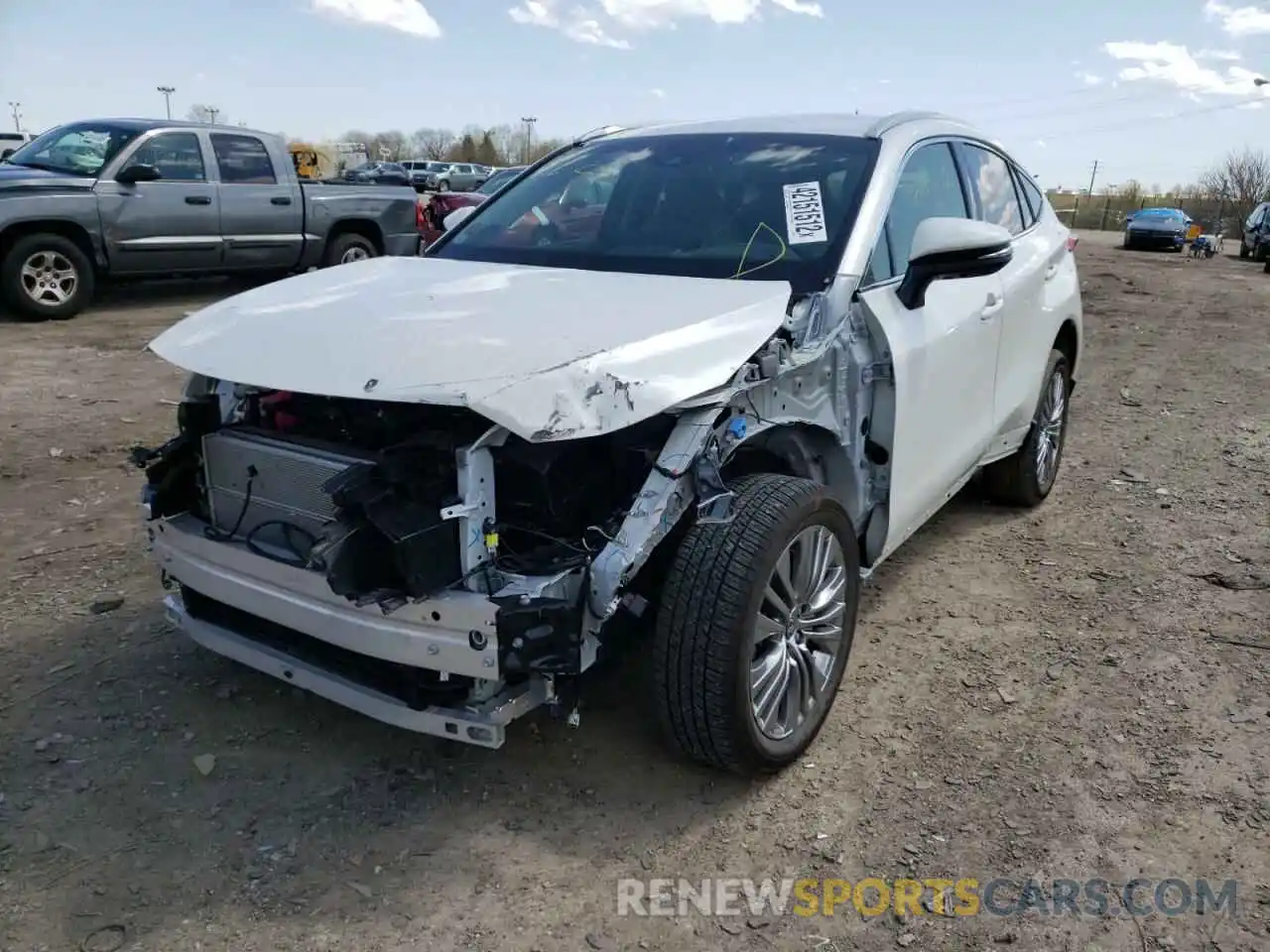 2 Photograph of a damaged car JTEAAAAH7MJ018146 TOYOTA VENZA 2021