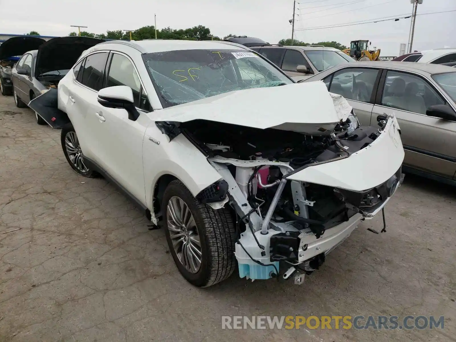 1 Photograph of a damaged car JTEAAAAH7MJ018342 TOYOTA VENZA 2021