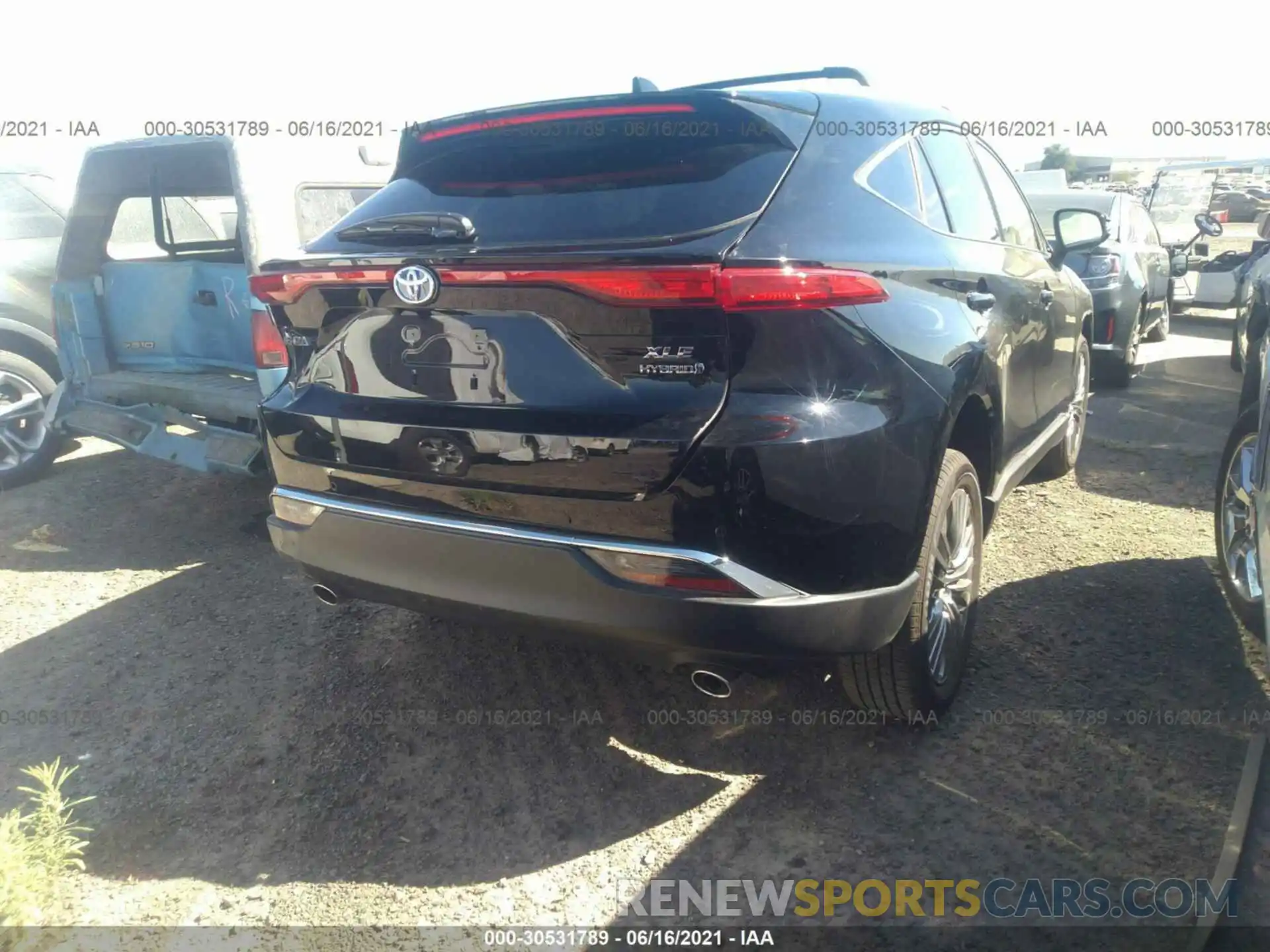 4 Фотография поврежденного автомобиля JTEAAAAH7MJ019880 TOYOTA VENZA 2021