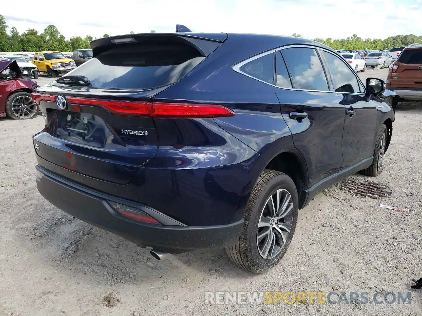 4 Photograph of a damaged car JTEAAAAH7MJ021936 TOYOTA VENZA 2021