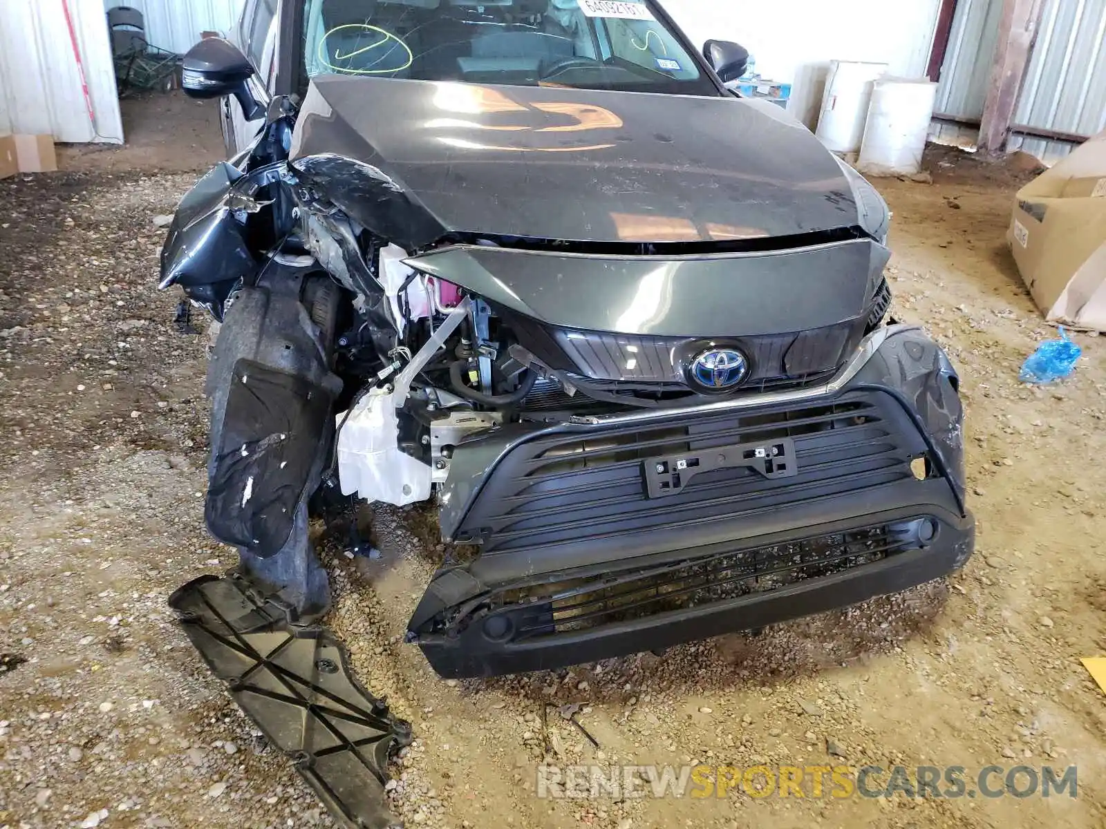 9 Photograph of a damaged car JTEAAAAH7MJ022035 TOYOTA VENZA 2021